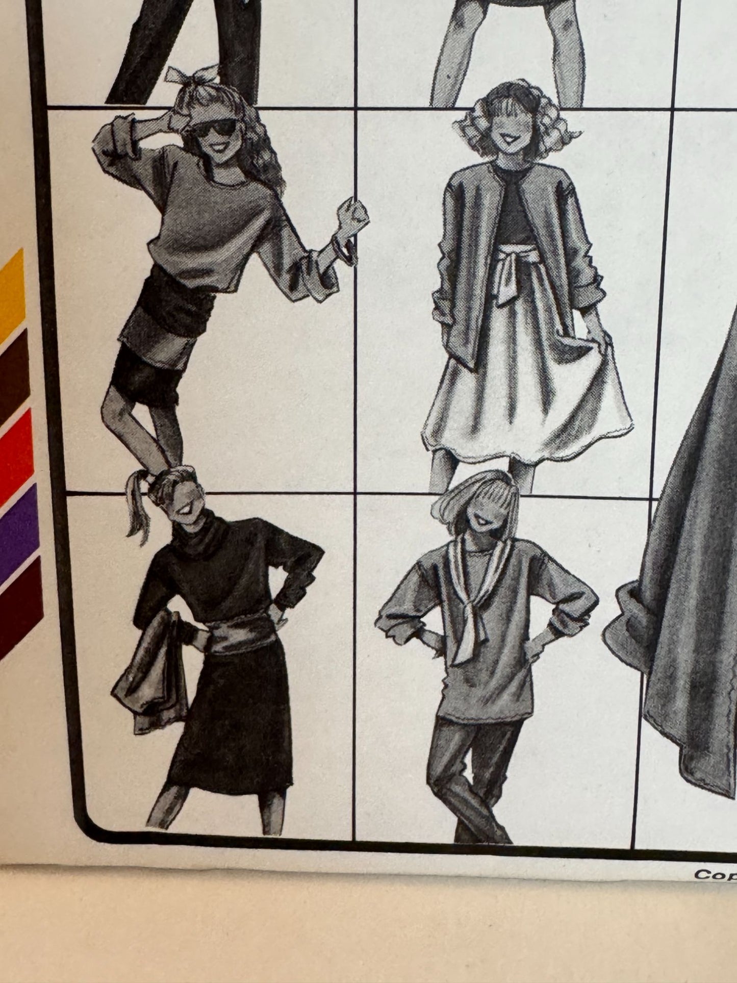 Stretch and Sew Sewing Pattern 150 Girls Dress Skirt Shirt Jumpsuit Compo-Knits