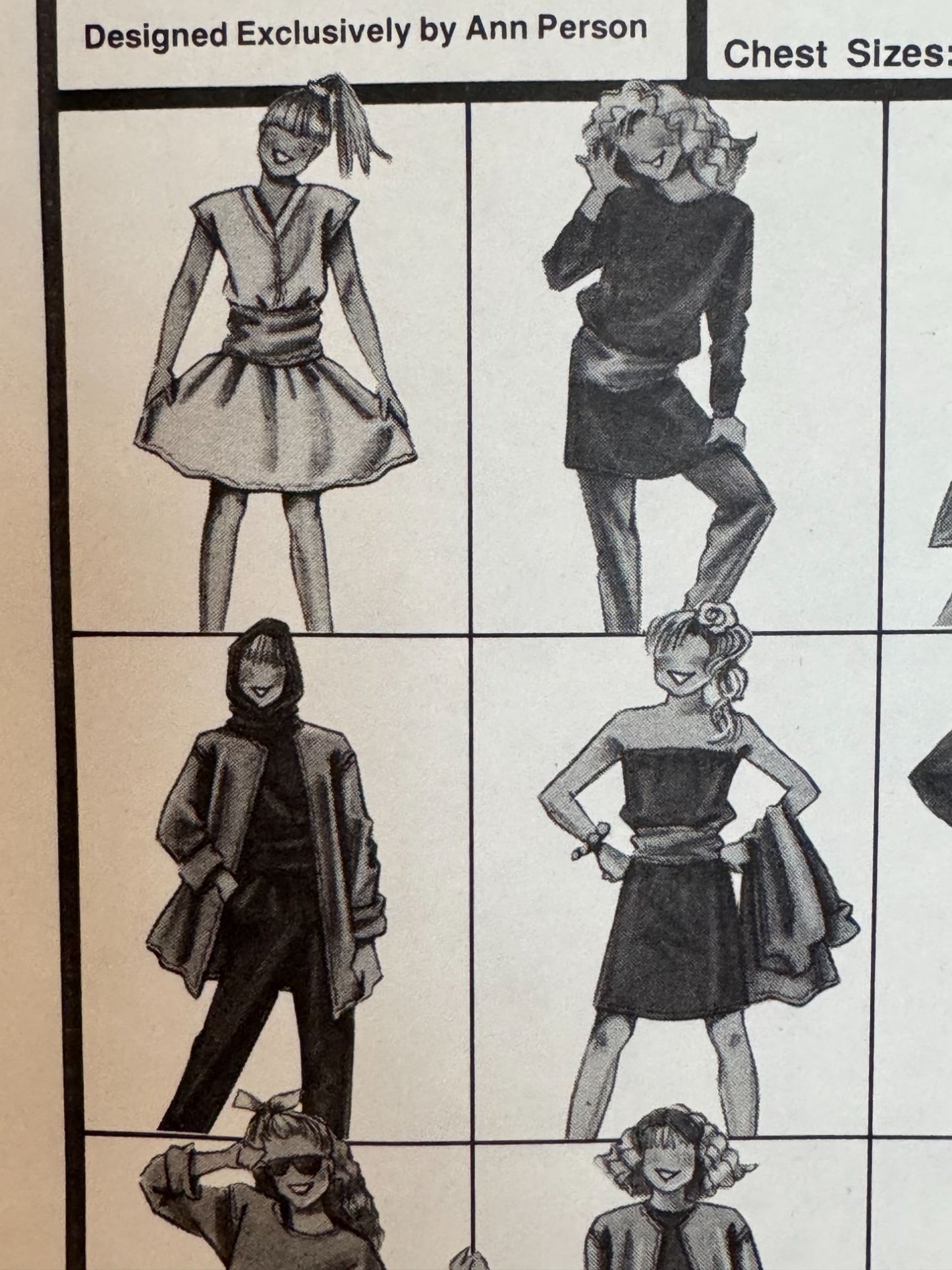 Stretch and Sew Sewing Pattern 150 Girls Dress Skirt Shirt Jumpsuit Compo-Knits