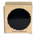 Stampin Up Rubber Stamp Scalloped Circle Shape Craft Tool Card Making Wooden