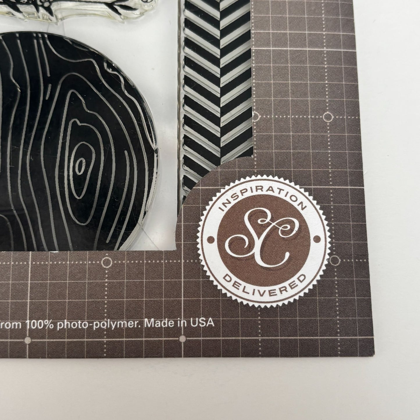 Hero Arts Clear Stamps Studio Calico My Happy Love Bird Woodgrain Circle Craft Cardmaking