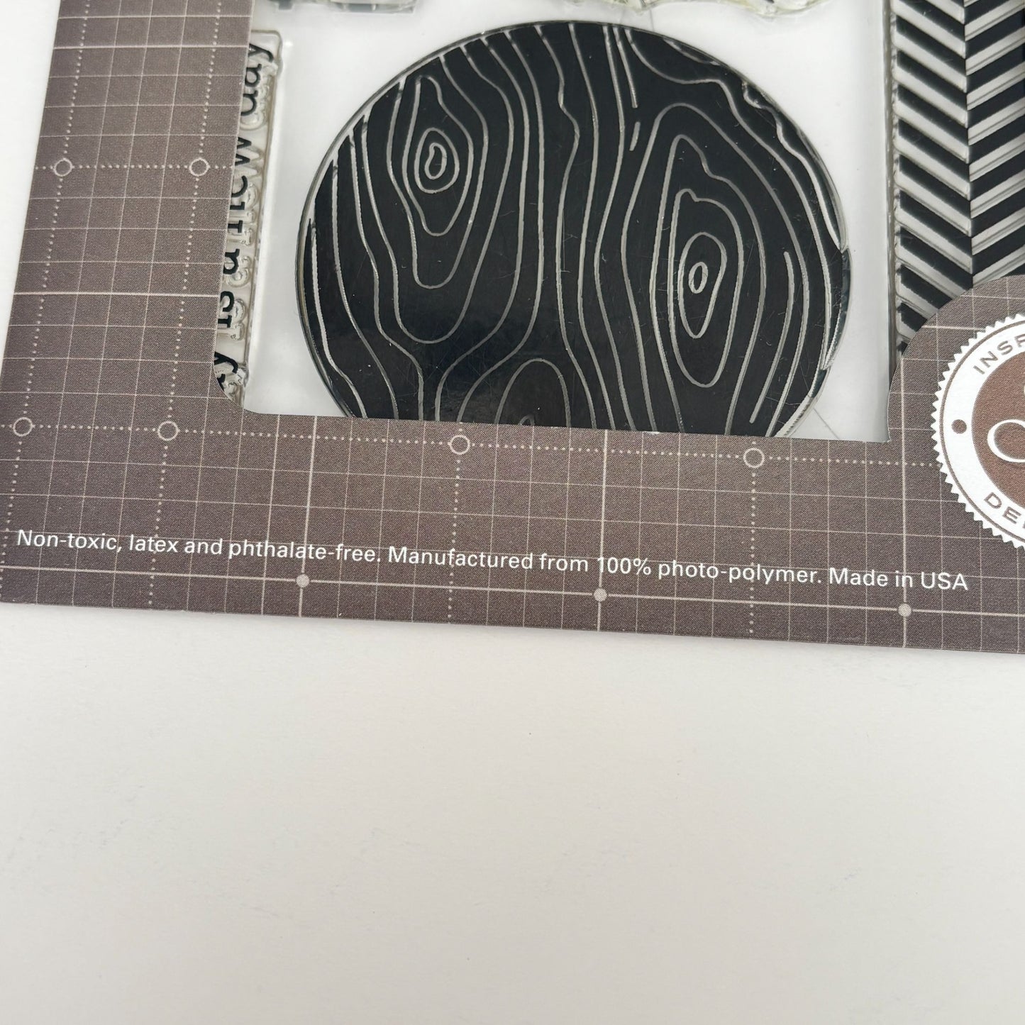 Hero Arts Clear Stamps Studio Calico My Happy Love Bird Woodgrain Circle Craft Cardmaking