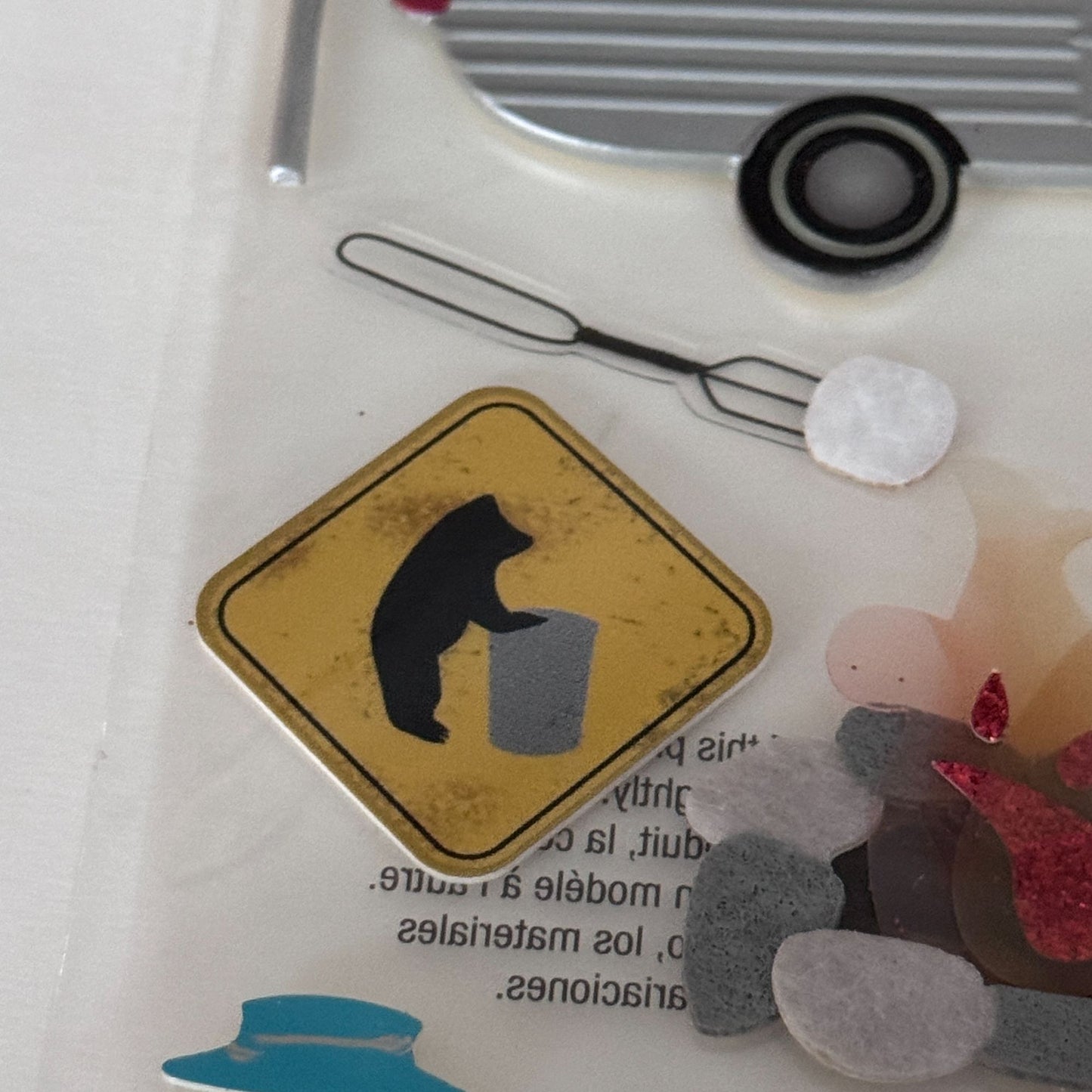 Jolees Boutique Happy Camper Camping Embellishments Stickers RV Smores Campfire