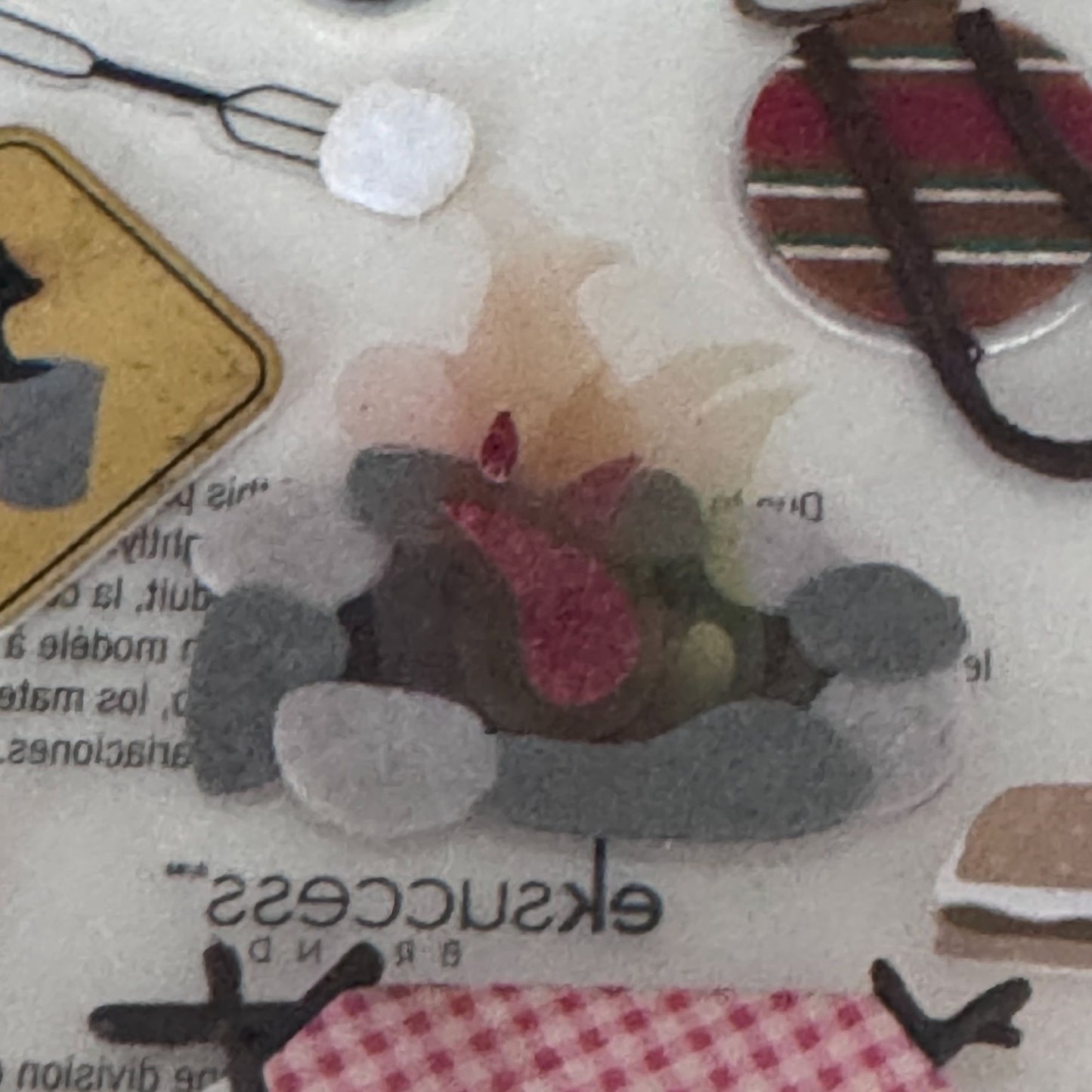 Jolees Boutique Happy Camper Camping Embellishments Stickers RV Smores Campfire