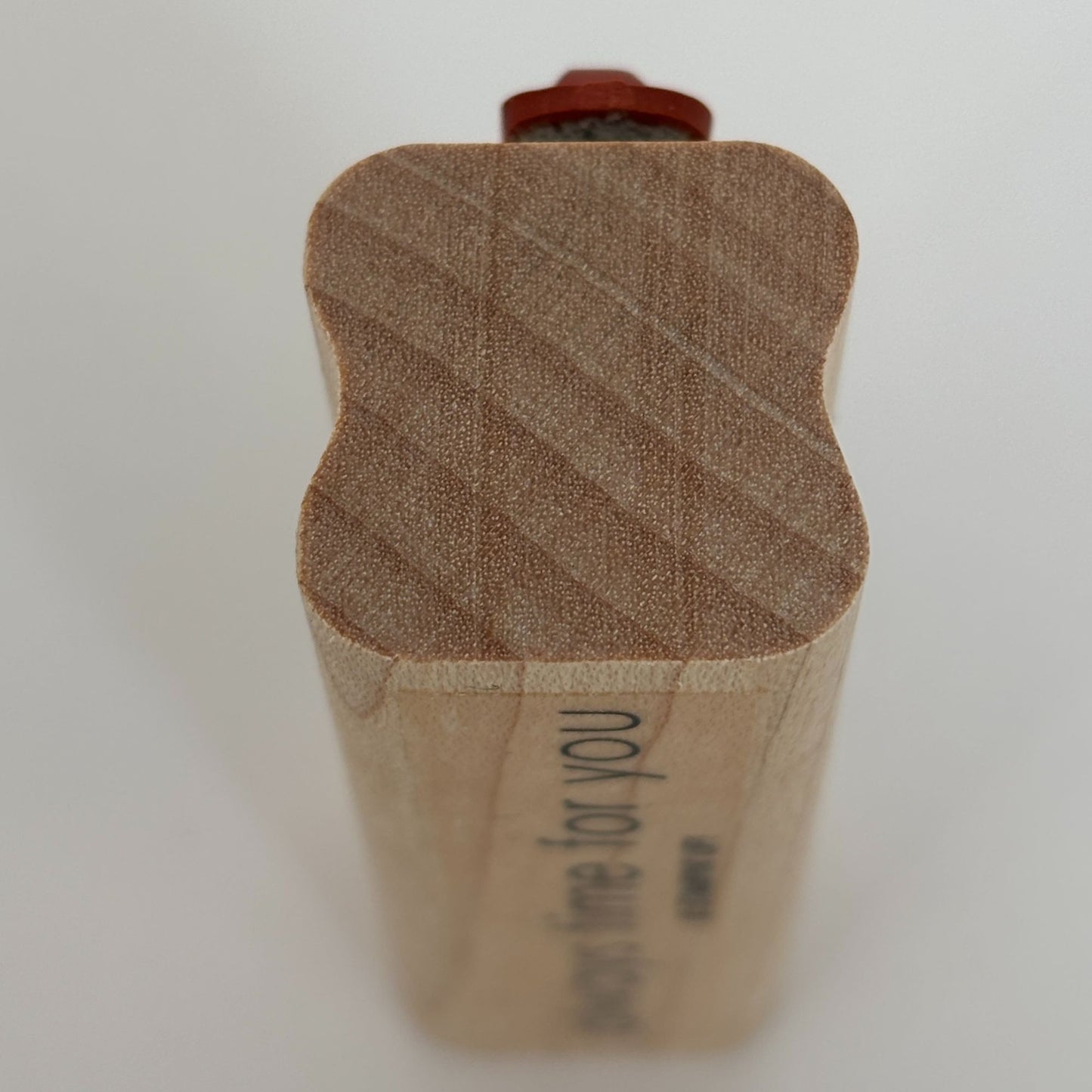 Stampin Up Wood Rubber Stamp Always Time for You Friendship Card Making Words