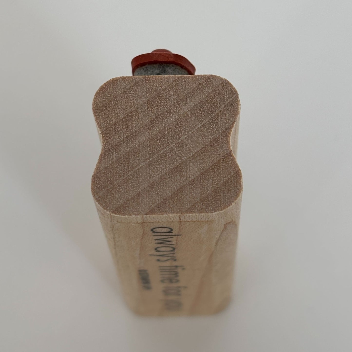 Stampin Up Wood Rubber Stamp Always Time for You Friendship Card Making Words