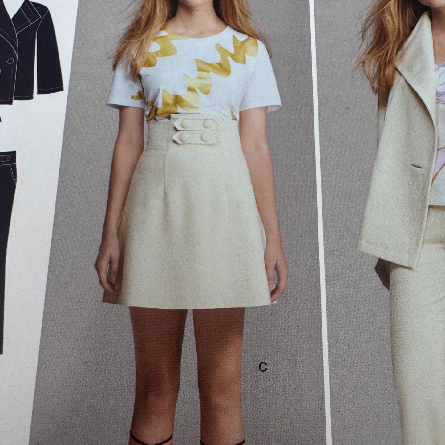 Simplicity Sewing Pattern 8058 Work Suit  Jacket Pants Skirt Modern Chic Wardrobe 12-20 Uncut