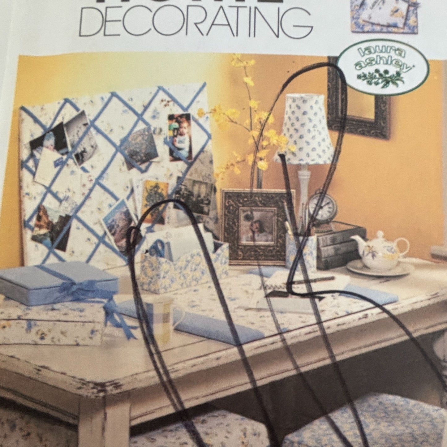 McCalls Home Decor Sewing Pattern 4072 Home Office Chair Desk Laura Ashley Uncut