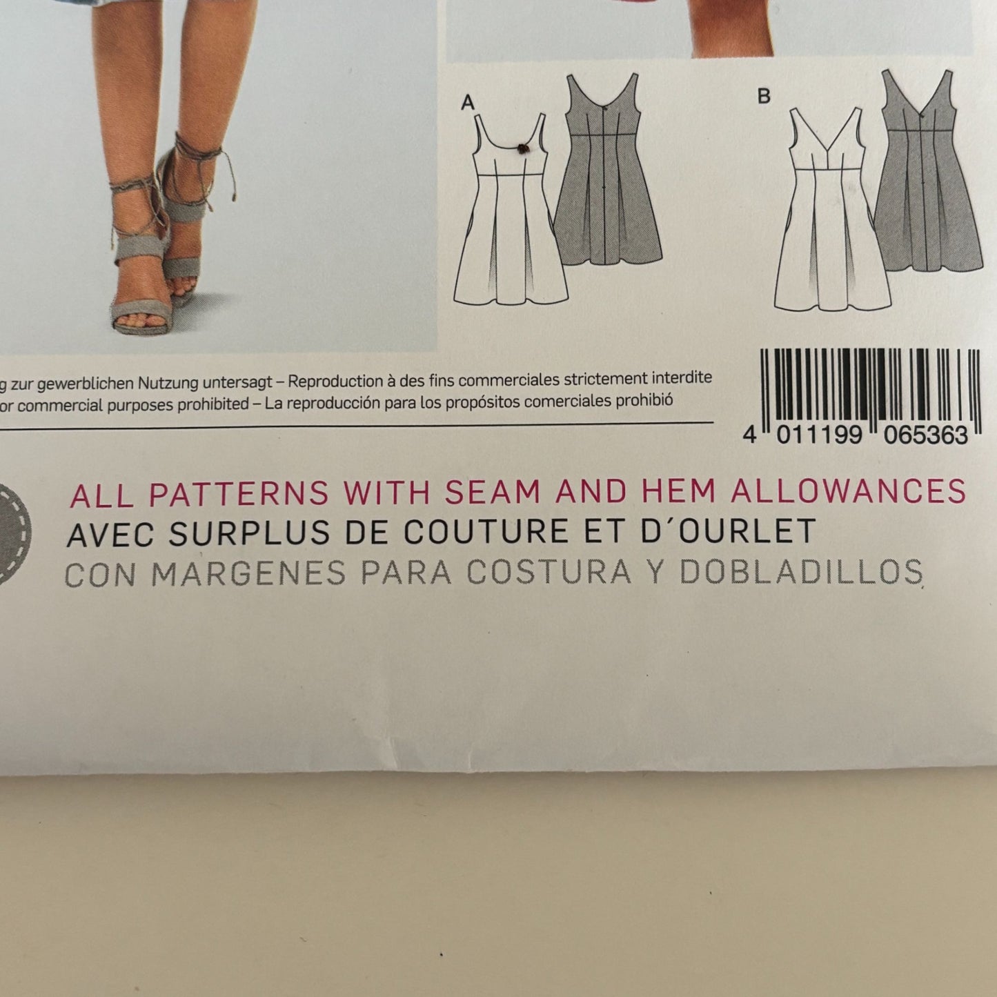Burda Young Sewing Pattern 6536 Fit Flare Dress Sundress Modern Feminine 6-18 Uncut