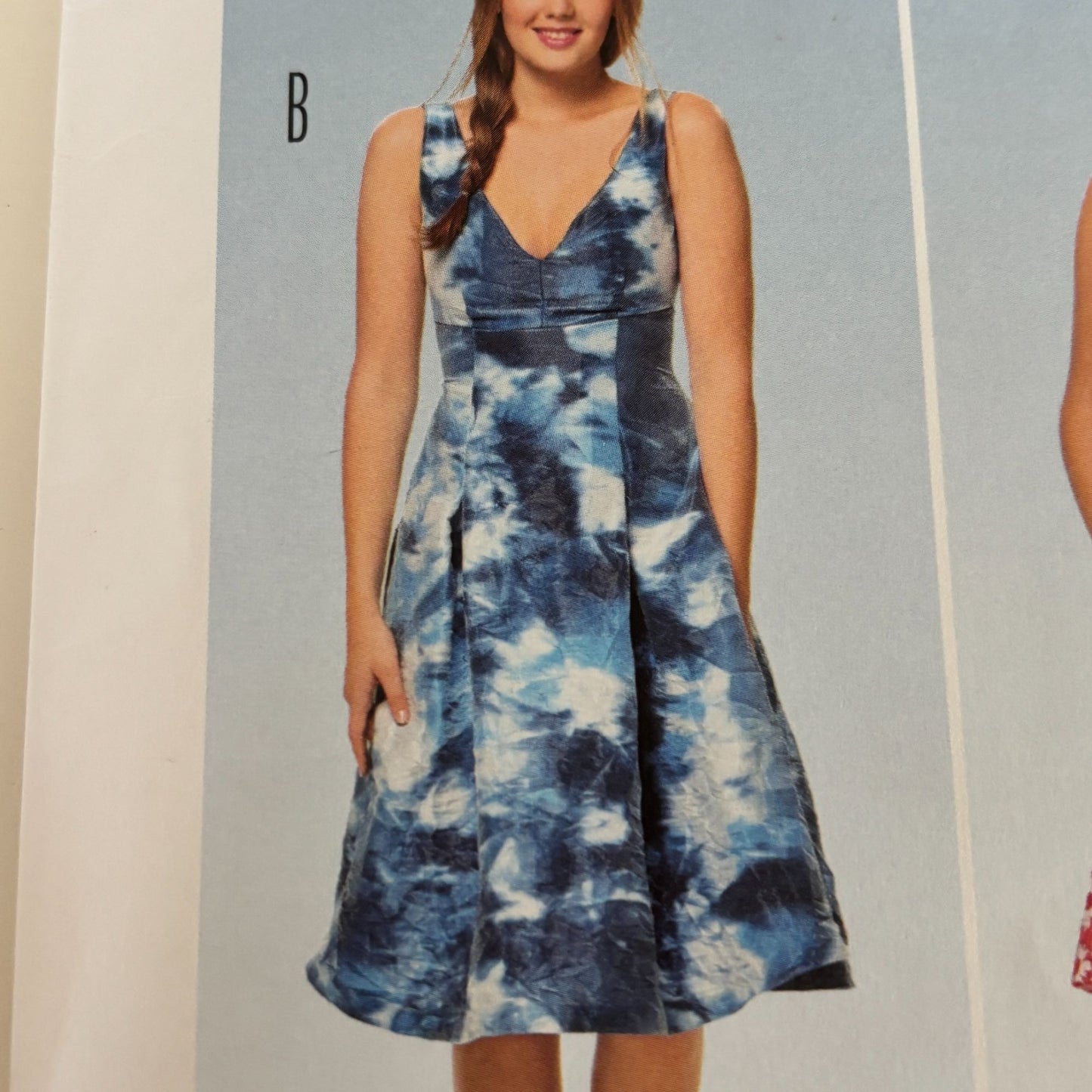 Burda Young Sewing Pattern 6536 Fit Flare Dress Sundress Modern Feminine 6-18 Uncut