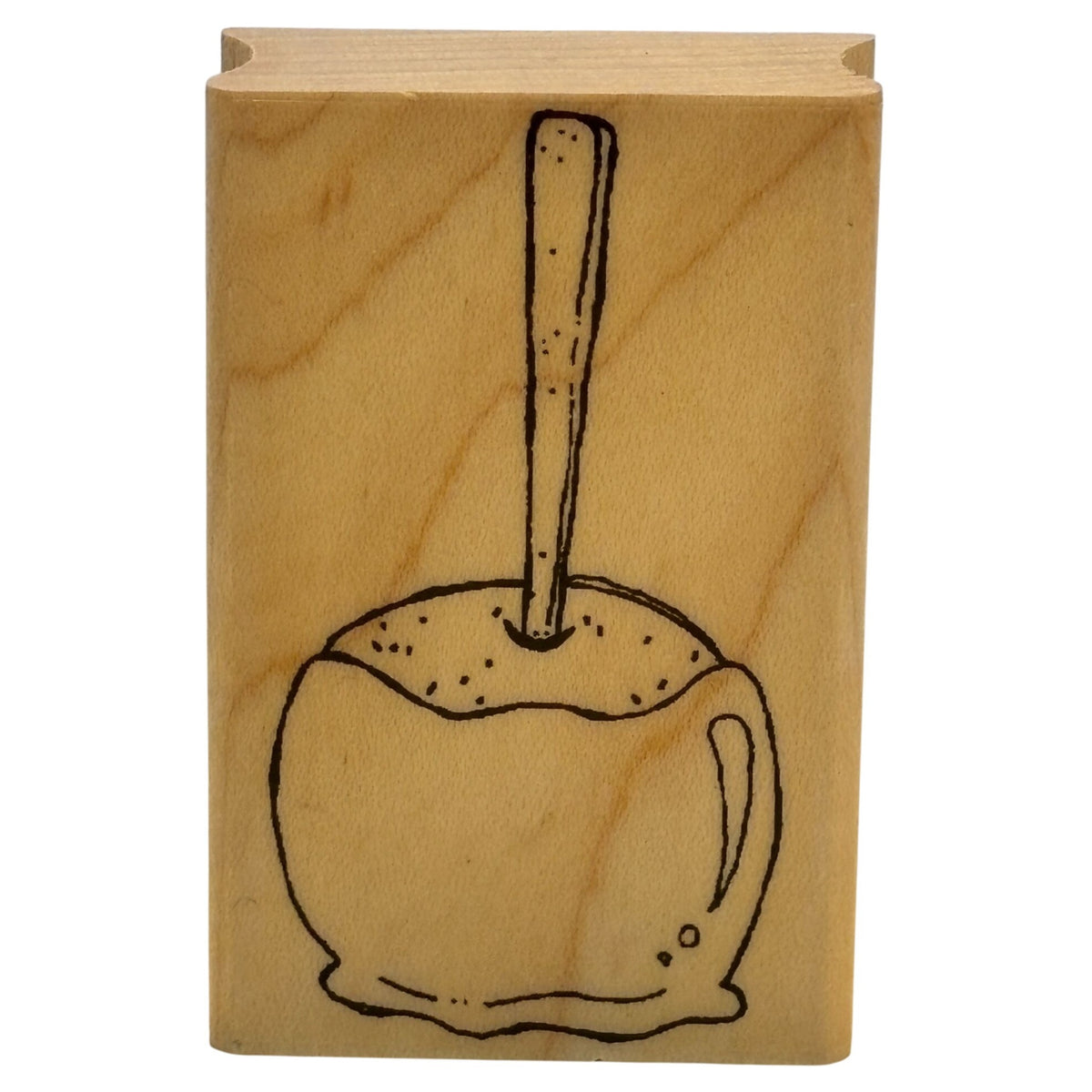 Hero Arts Rubber Stamp Candy Caramel Apple Dessert Card Making Fall Halloween Season Food