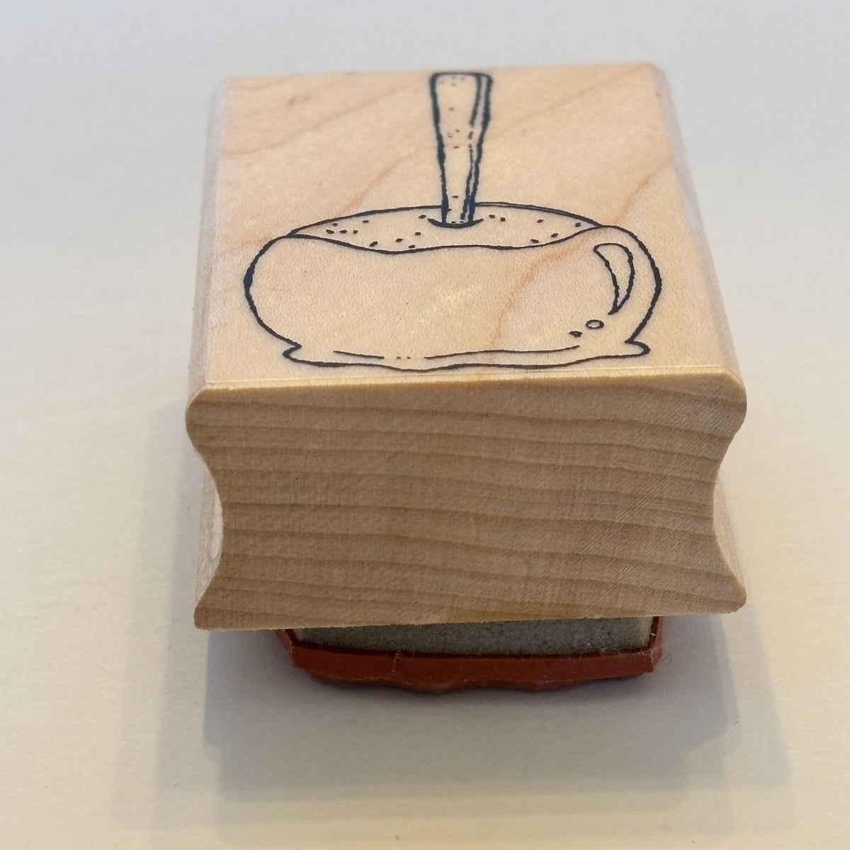 Hero Arts Rubber Stamp Candy Caramel Apple Dessert Card Making Fall Halloween Season Food