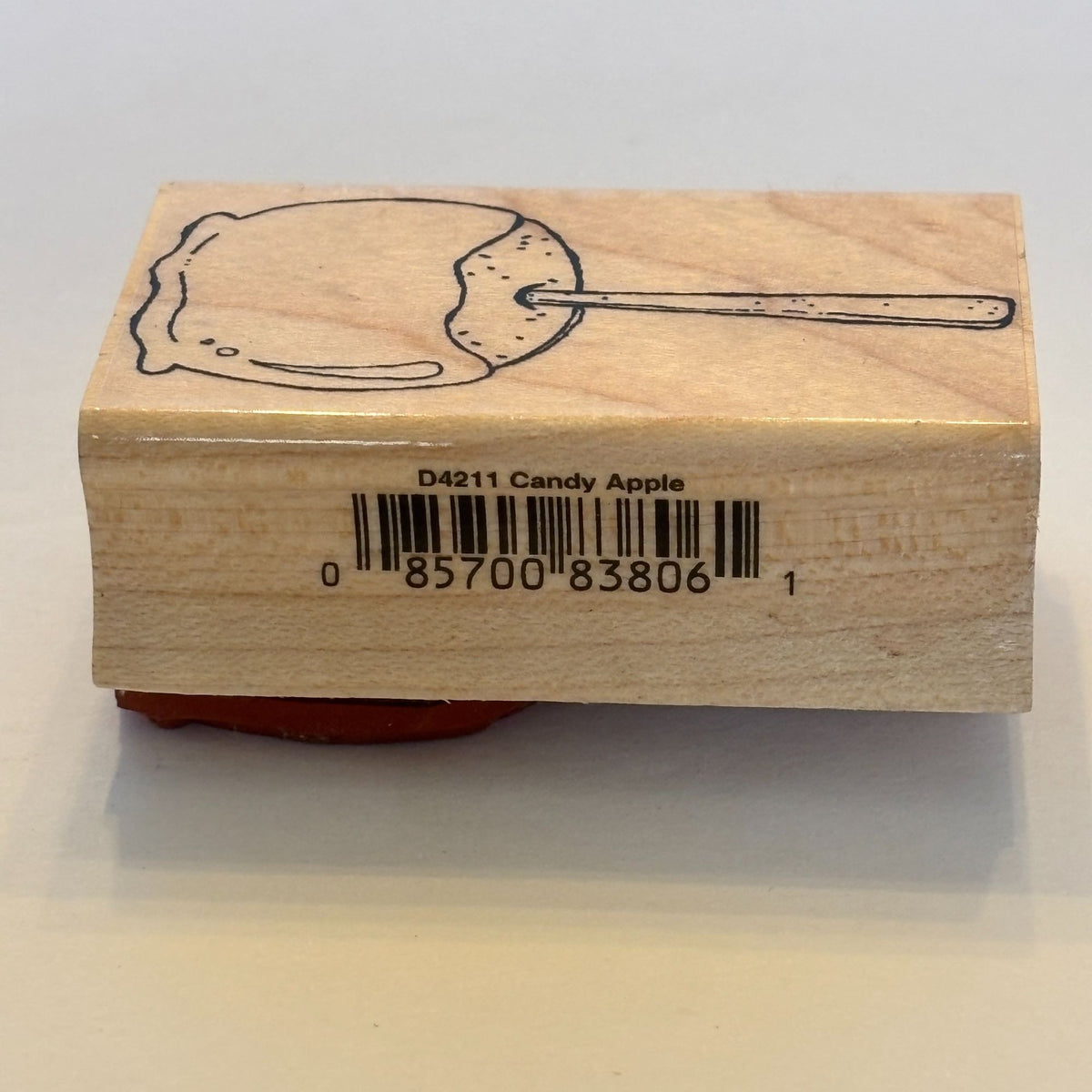 Hero Arts Rubber Stamp Candy Caramel Apple Dessert Card Making Fall Halloween Season Food