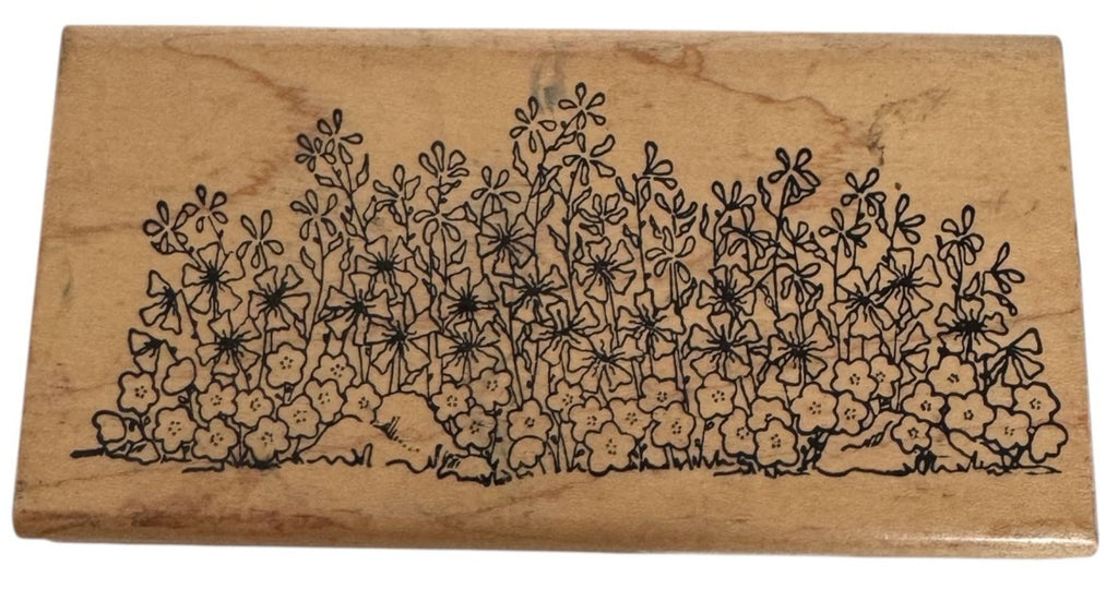 Holly Berry House Rubber Stamp Wild Flowers Card Making Nature Outdoors Spring