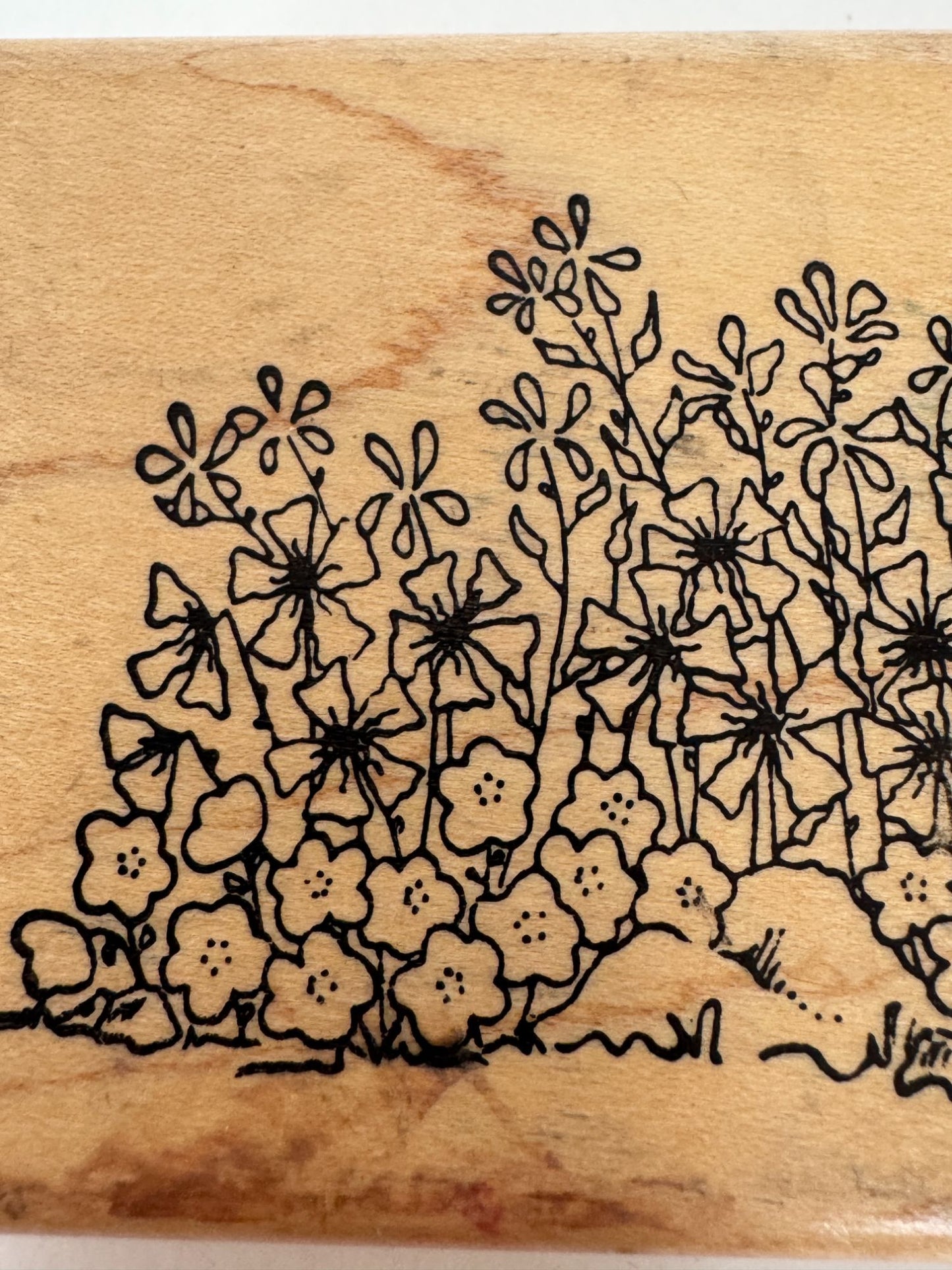 Holly Berry House Rubber Stamp Wild Flowers Card Making Nature Outdoors Spring