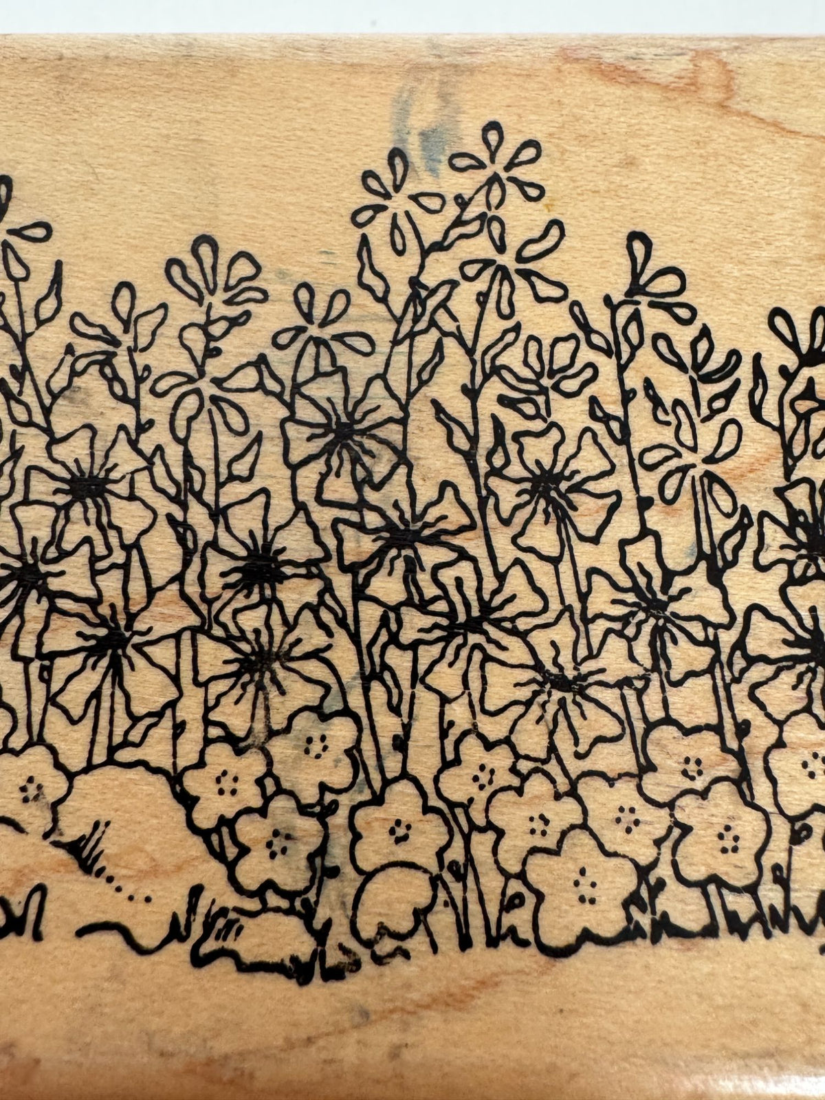 Holly Berry House Rubber Stamp Wild Flowers Card Making Nature Outdoors Spring