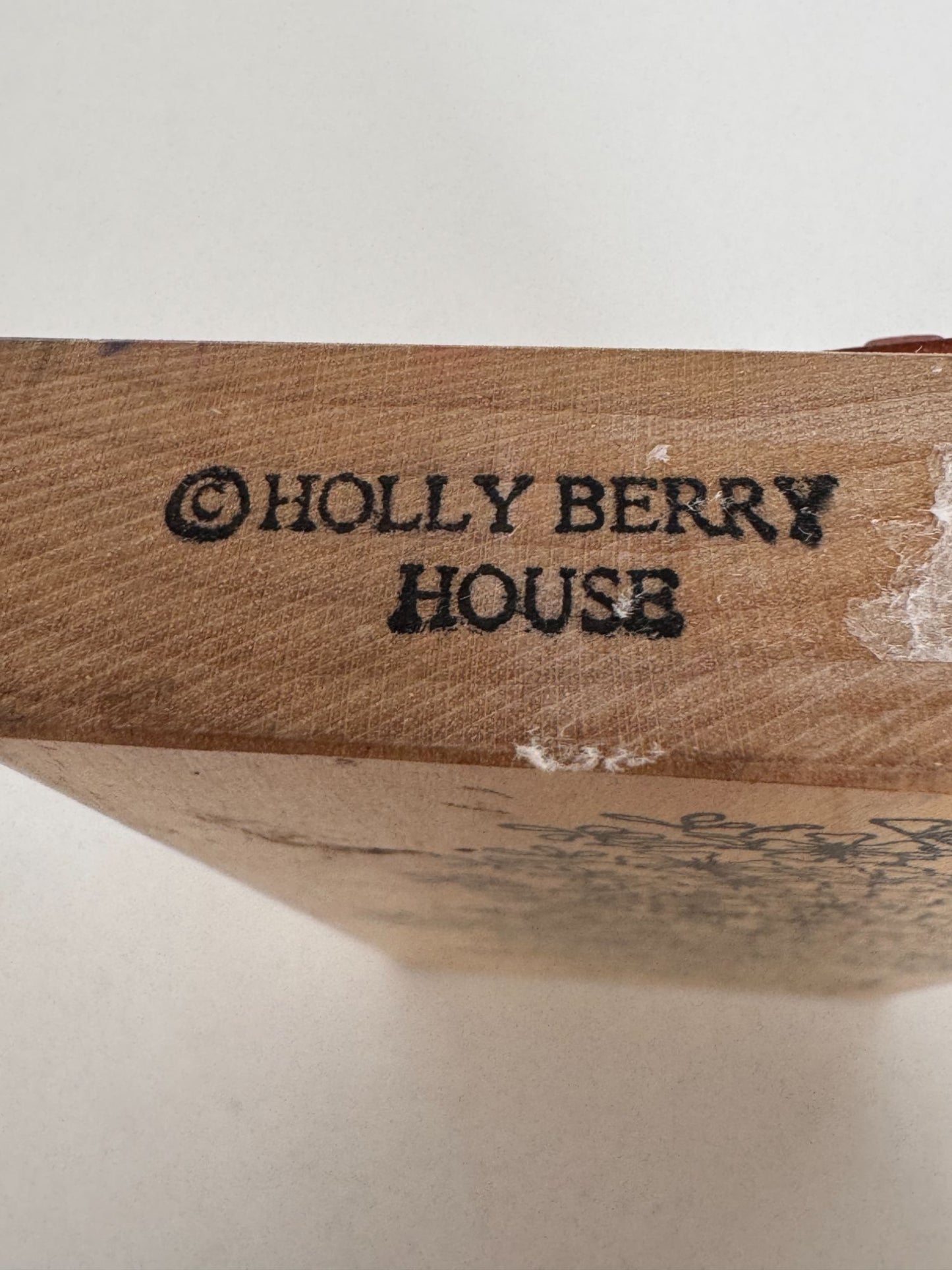 Holly Berry House Rubber Stamp Wild Flowers Card Making Nature Outdoors Spring