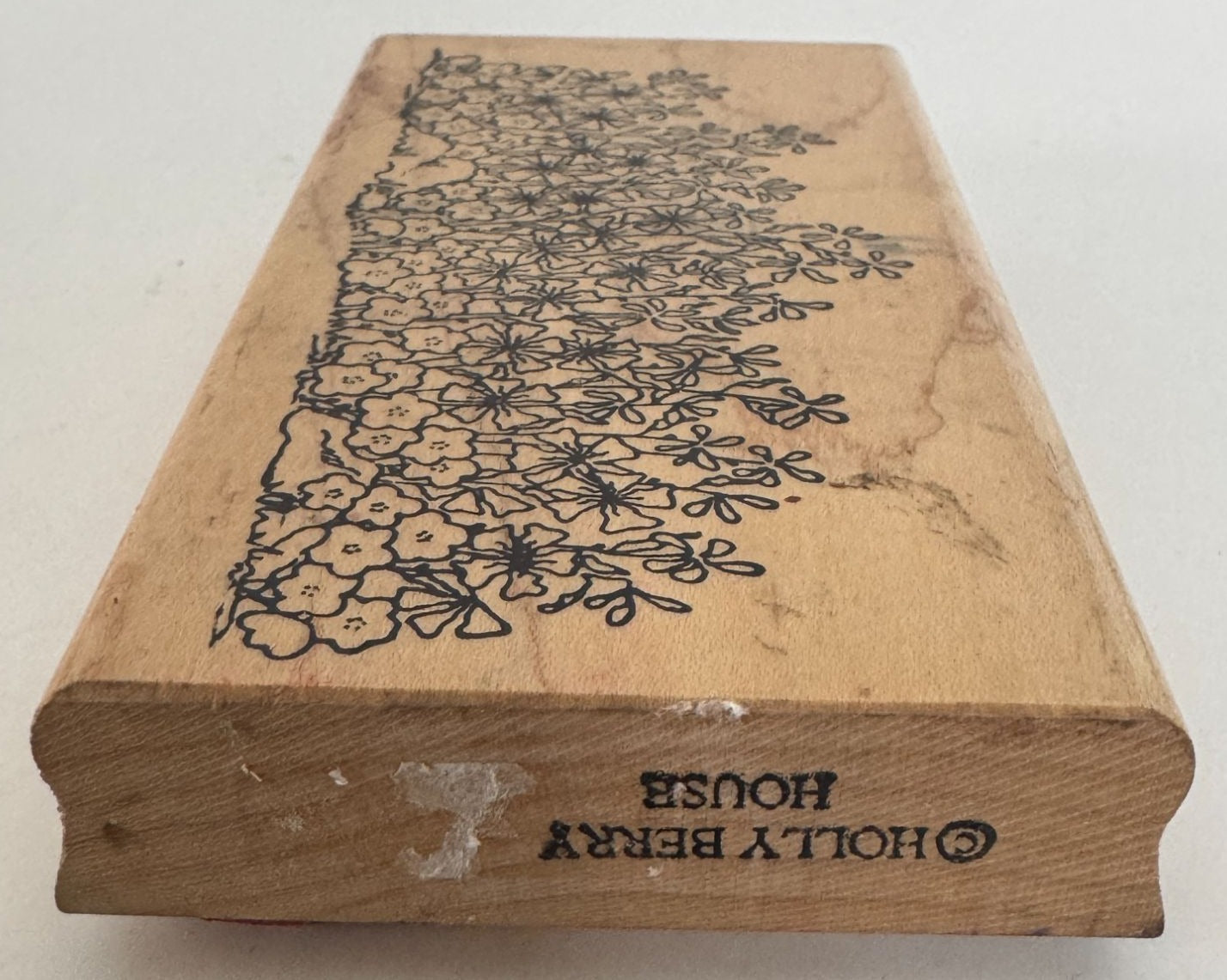 Holly Berry House Rubber Stamp Wild Flowers Card Making Nature Outdoors Spring