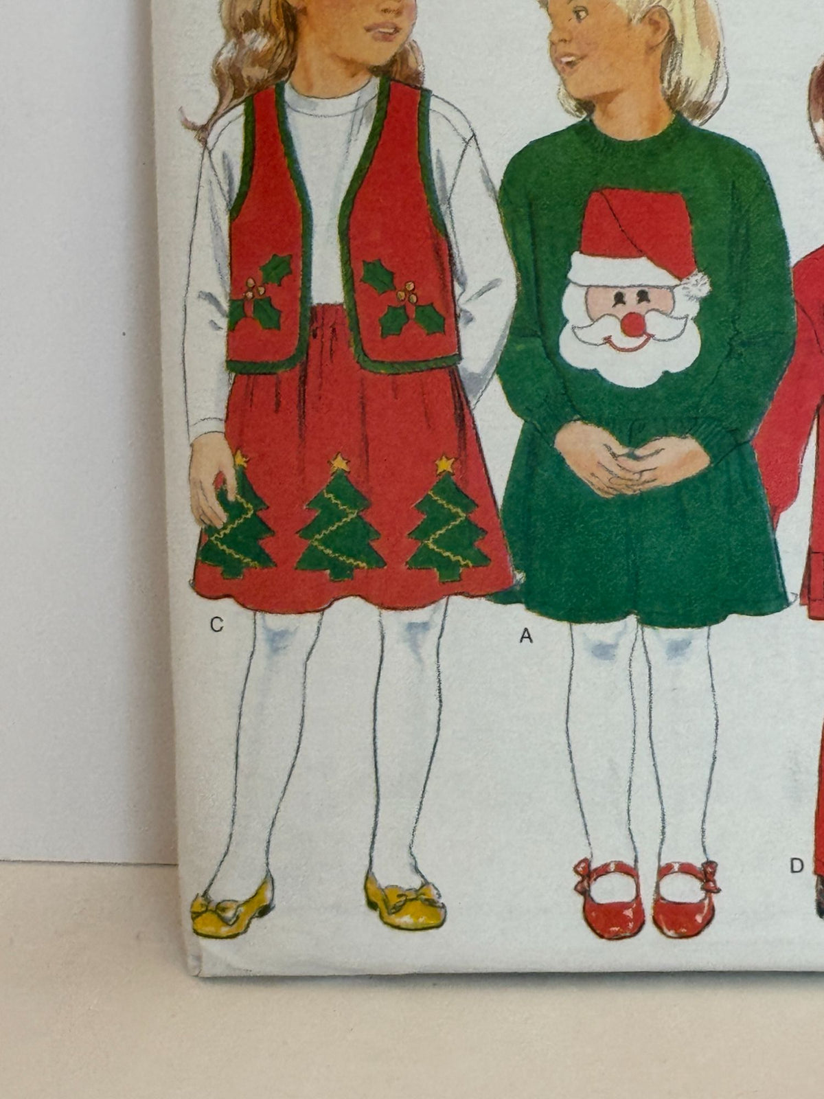 Butterick Sewing Pattern 4650 Classical Kids Holiday Dress Jumpers Girls 6-8 UC