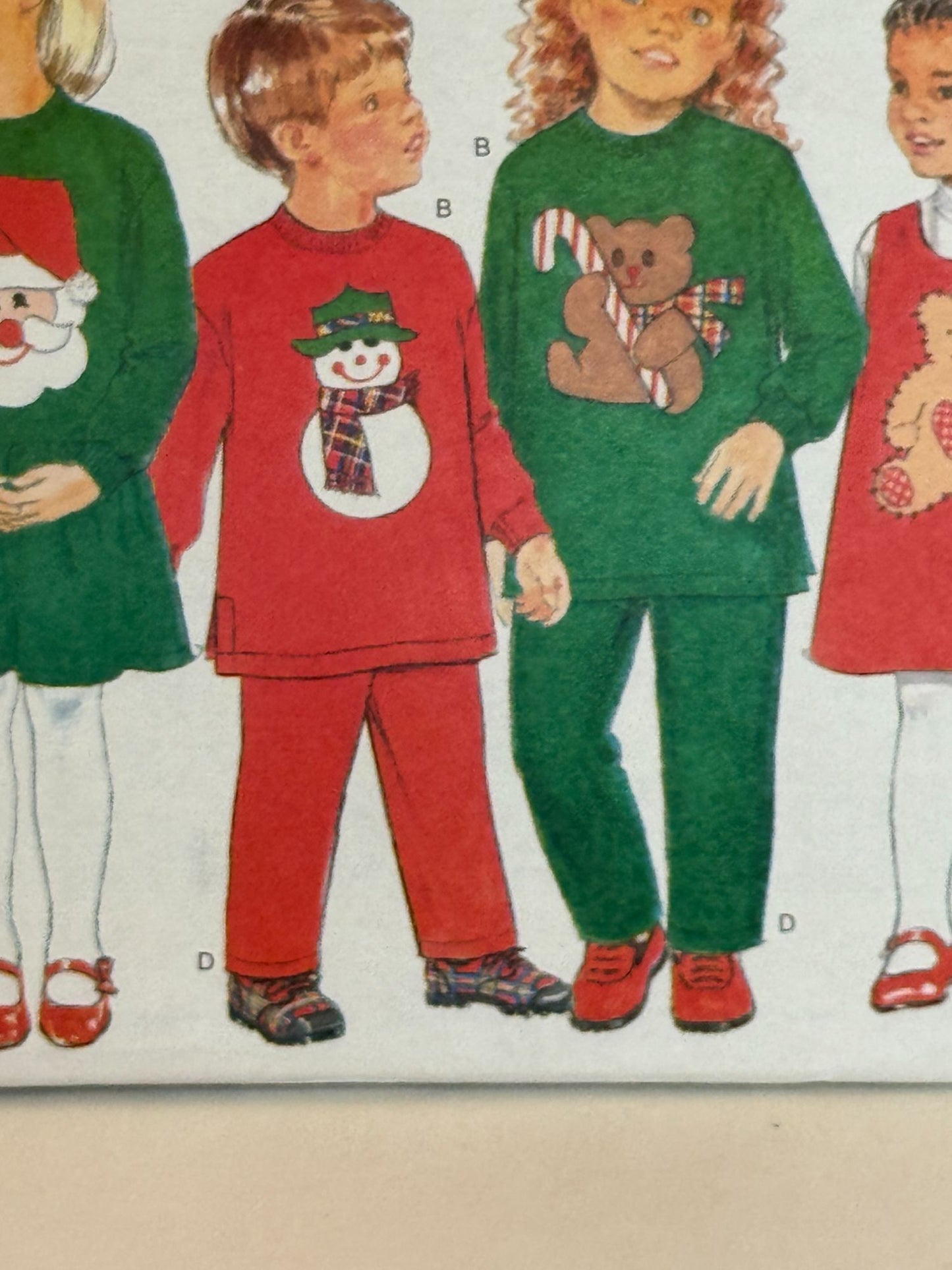 Butterick Sewing Pattern 4650 Classical Kids Holiday Dress Jumpers Girls 6-8 UC