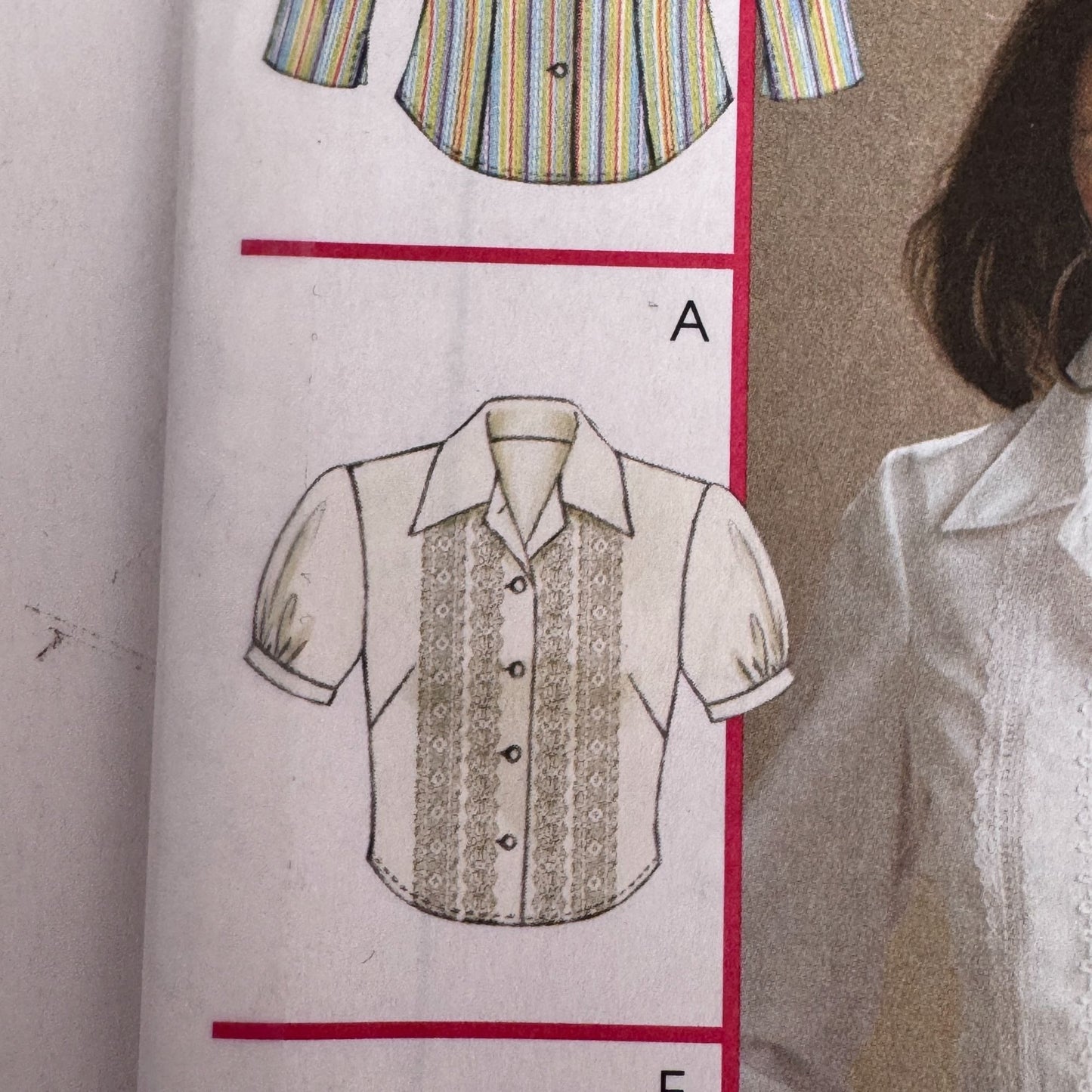 McCalls Sewing Pattern M5138 Fitted Button Down Shirt Tailored Blouse Workwear Top 14-20 Uncut