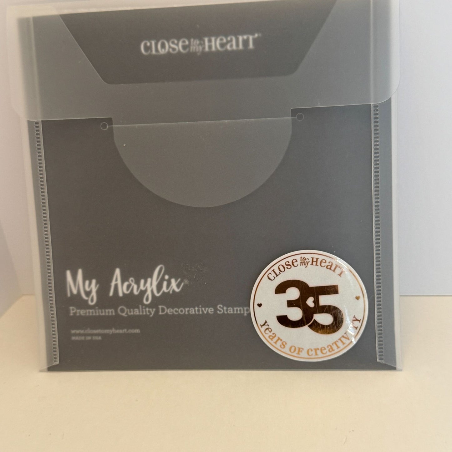 CTMH My Acrylix Acrylic Stamp Set D1854 Never Give Up Prove Them Wrong Words