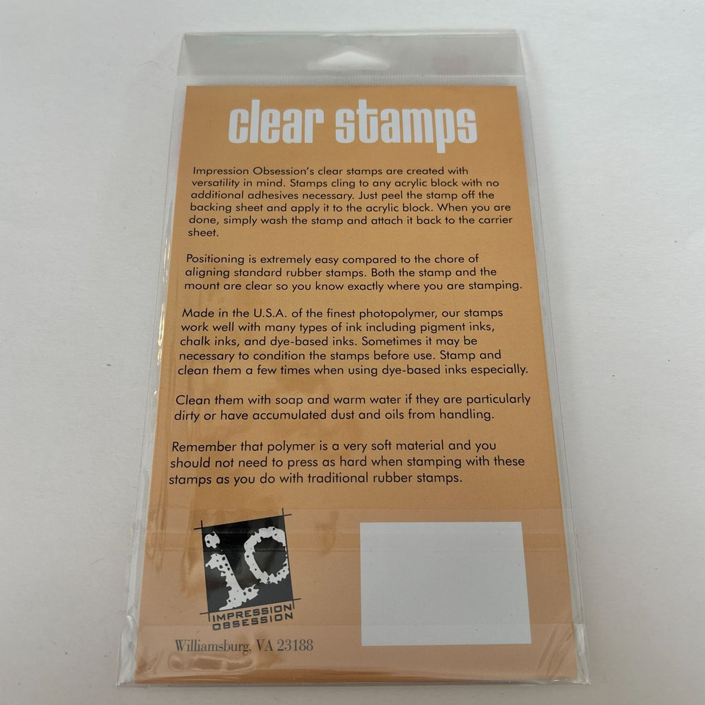 Impression Obsession Clear Stamps Rubber Set Life Is Good Inspirational Quotes Cardmaking Dream Words