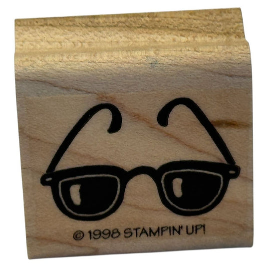 Stampin Up Rubber Stamp Sunglasses Beach Vacation Summer Card Making Paper Craft