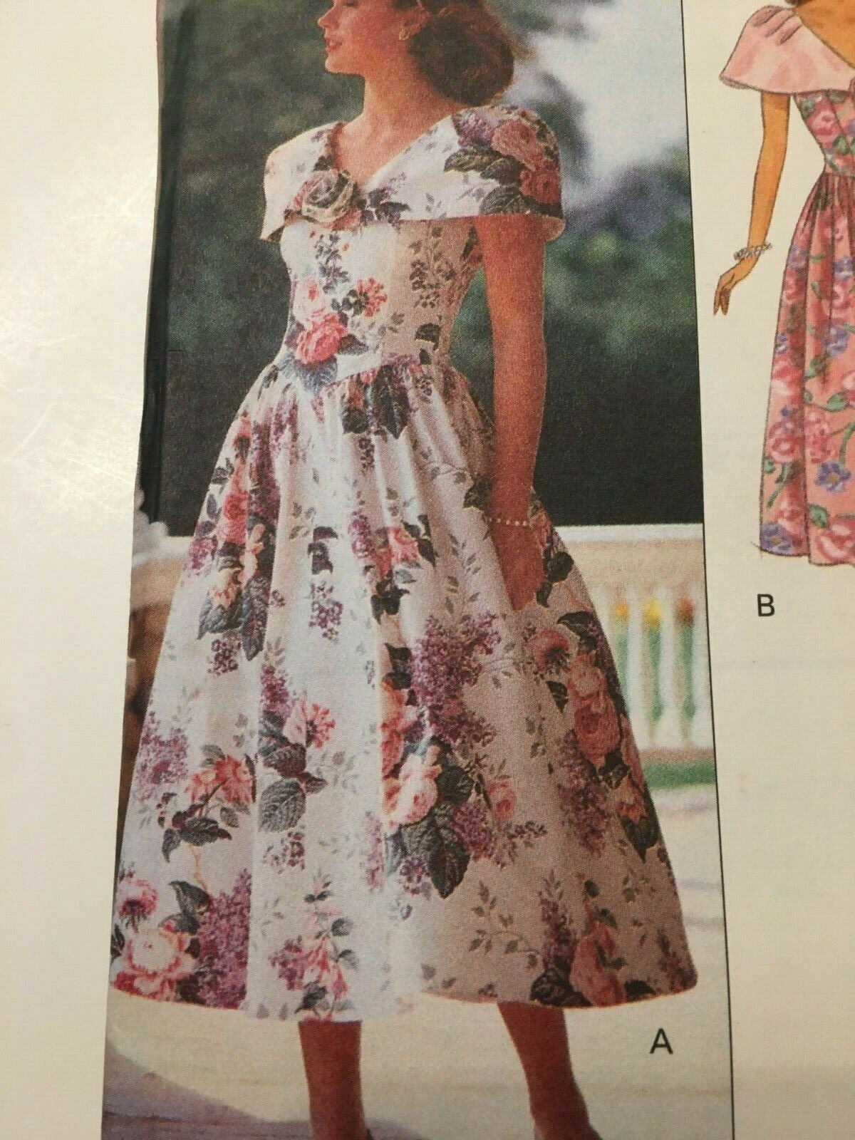 Butterick Sewing Pattern 5322 Fit and Flare Dress Party Formal 1990s UC 14 16 18