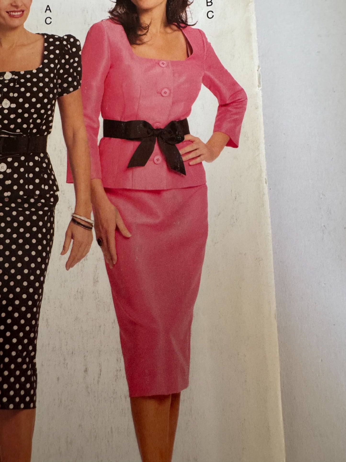 Butterick Sewing Pattern B5169 Work Top Skirt Outfit 6 8 10 12 See and Sew Uncut