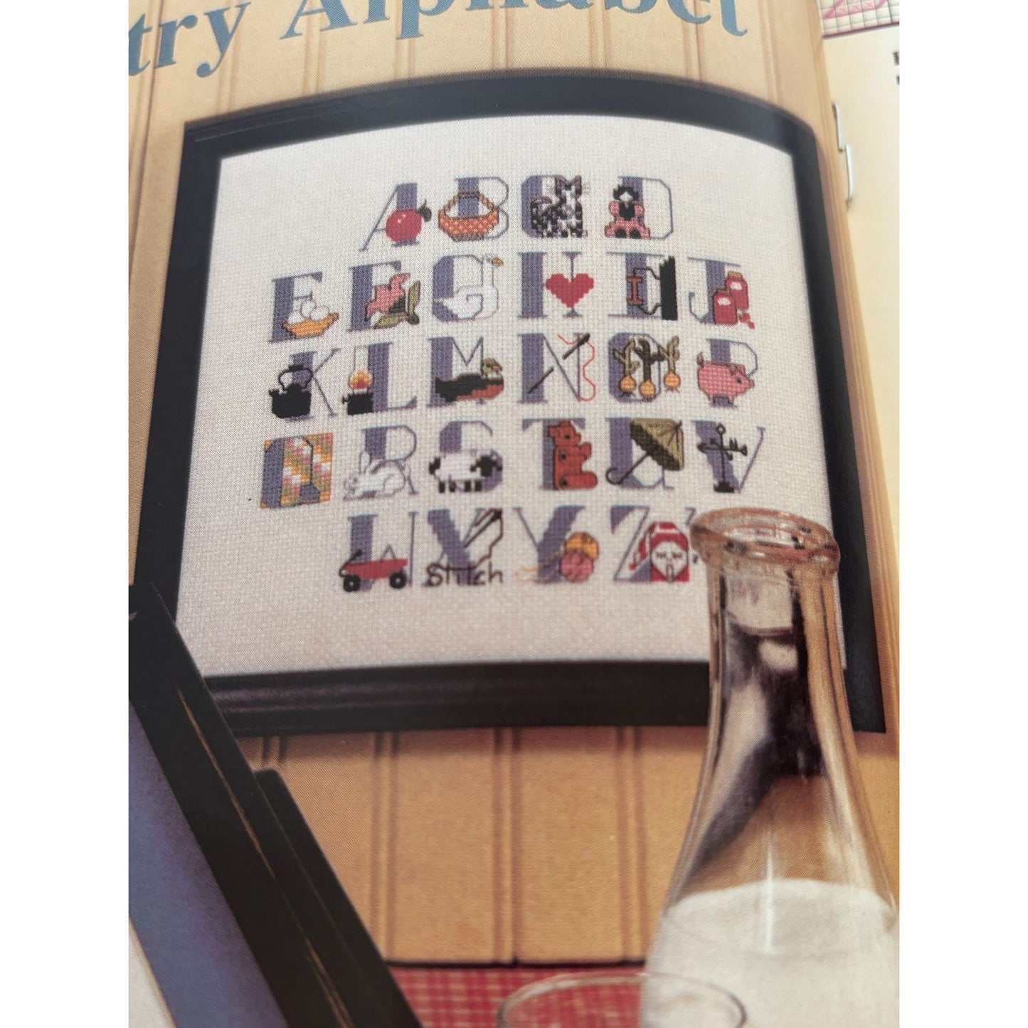 Cross Stitch and Country Crafts Magazine Christmas Stockings Pattern July 1988
