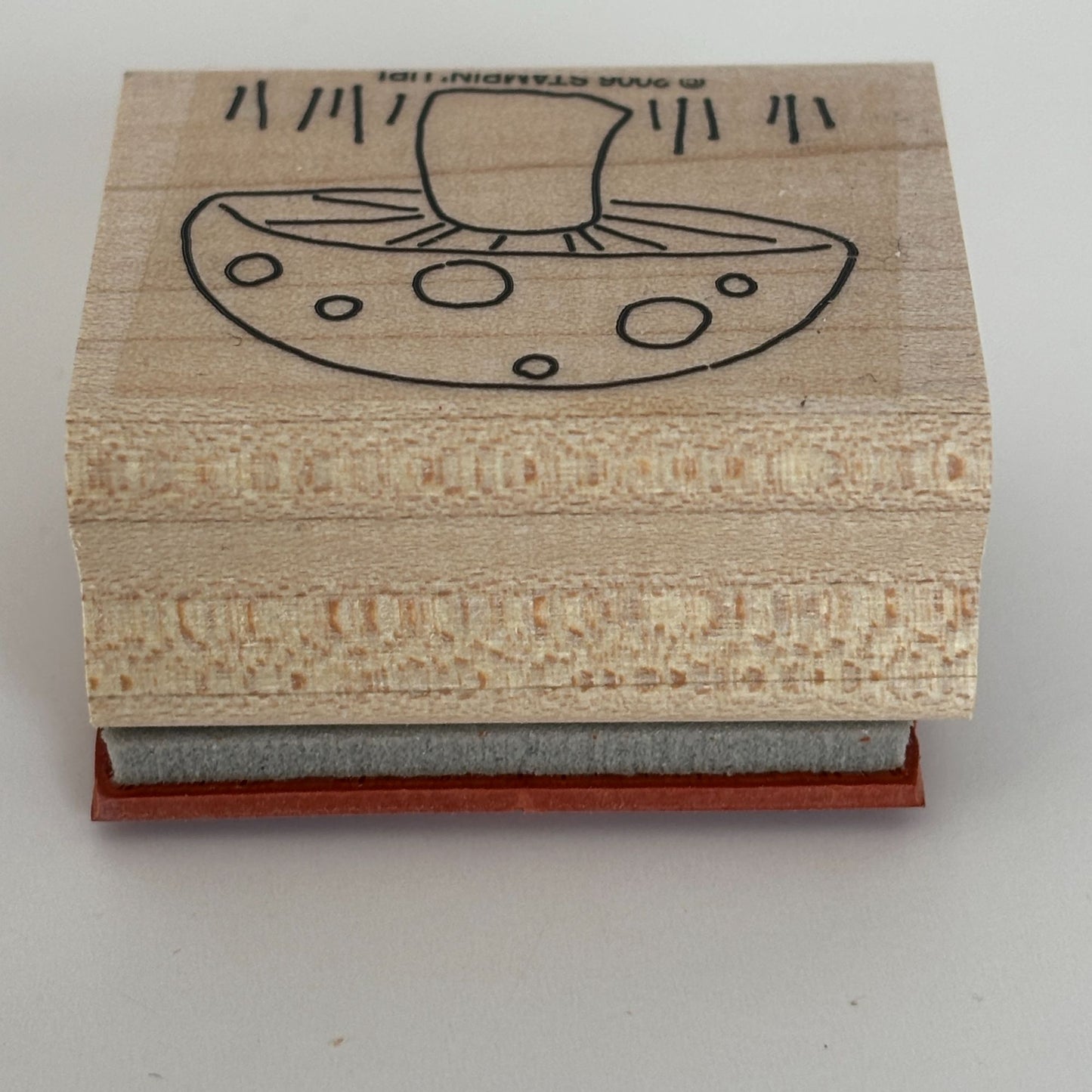 Stampin Up Wood Rubber Stamp Mushroom Forest Food Forage Woodland Toadstool