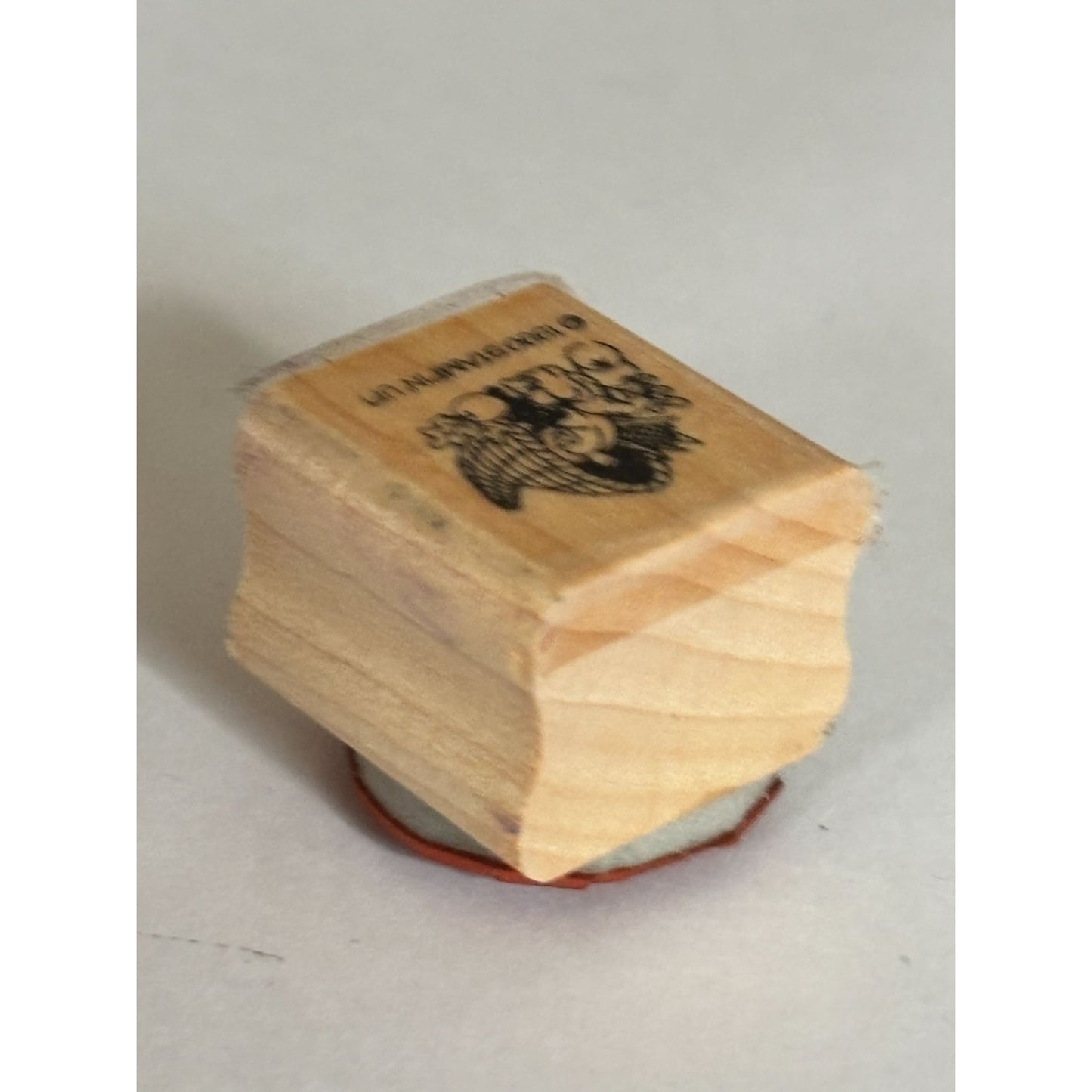 Stampin Up Rubber Stamp Cornucopia Fall Harvest Thanksgiving Cardmaking Craft Wood Mounted