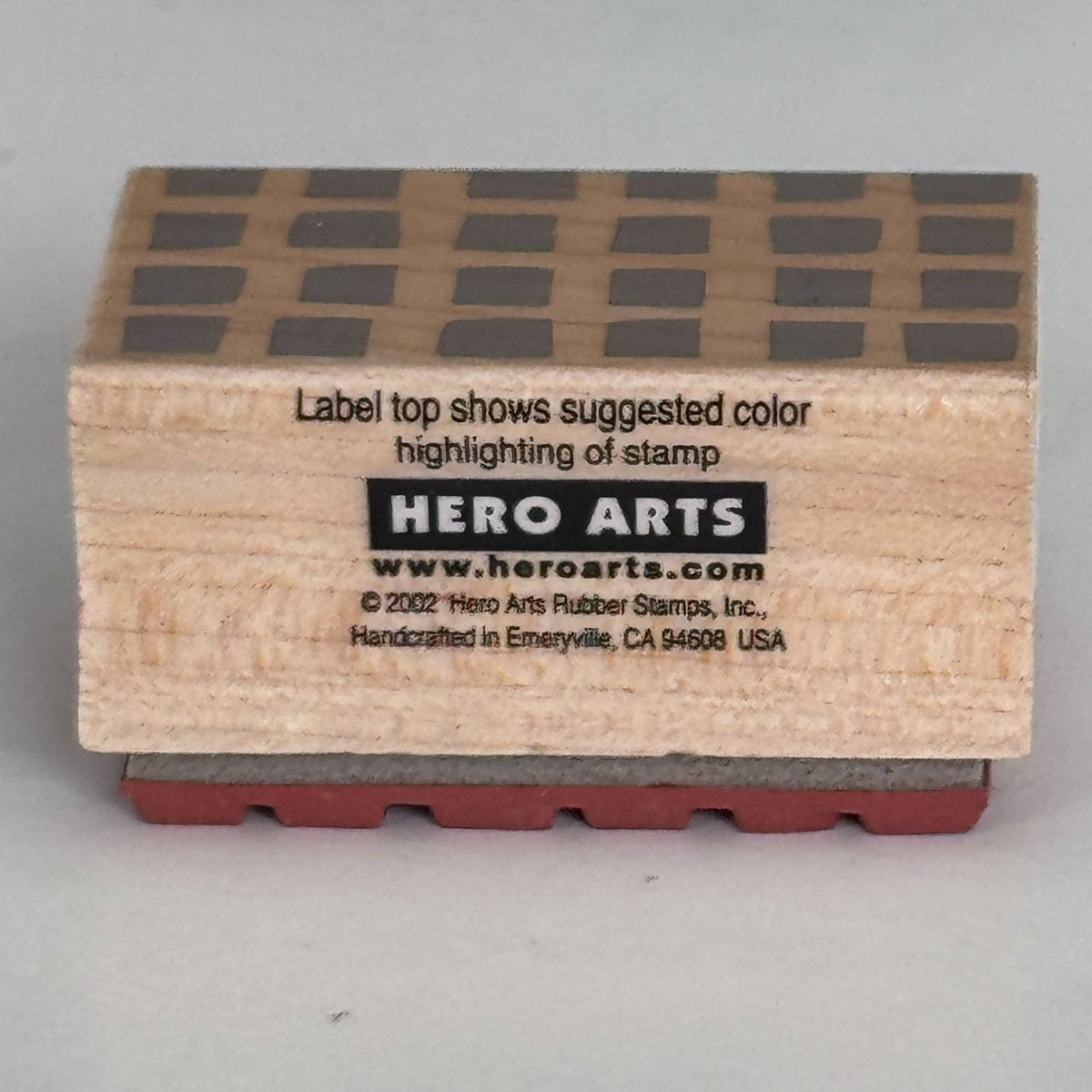 Hero Arts Rubber Stamp Tiny Blocks Background Geometric Pattern Cardmaking Craft Scrapbooking C2440