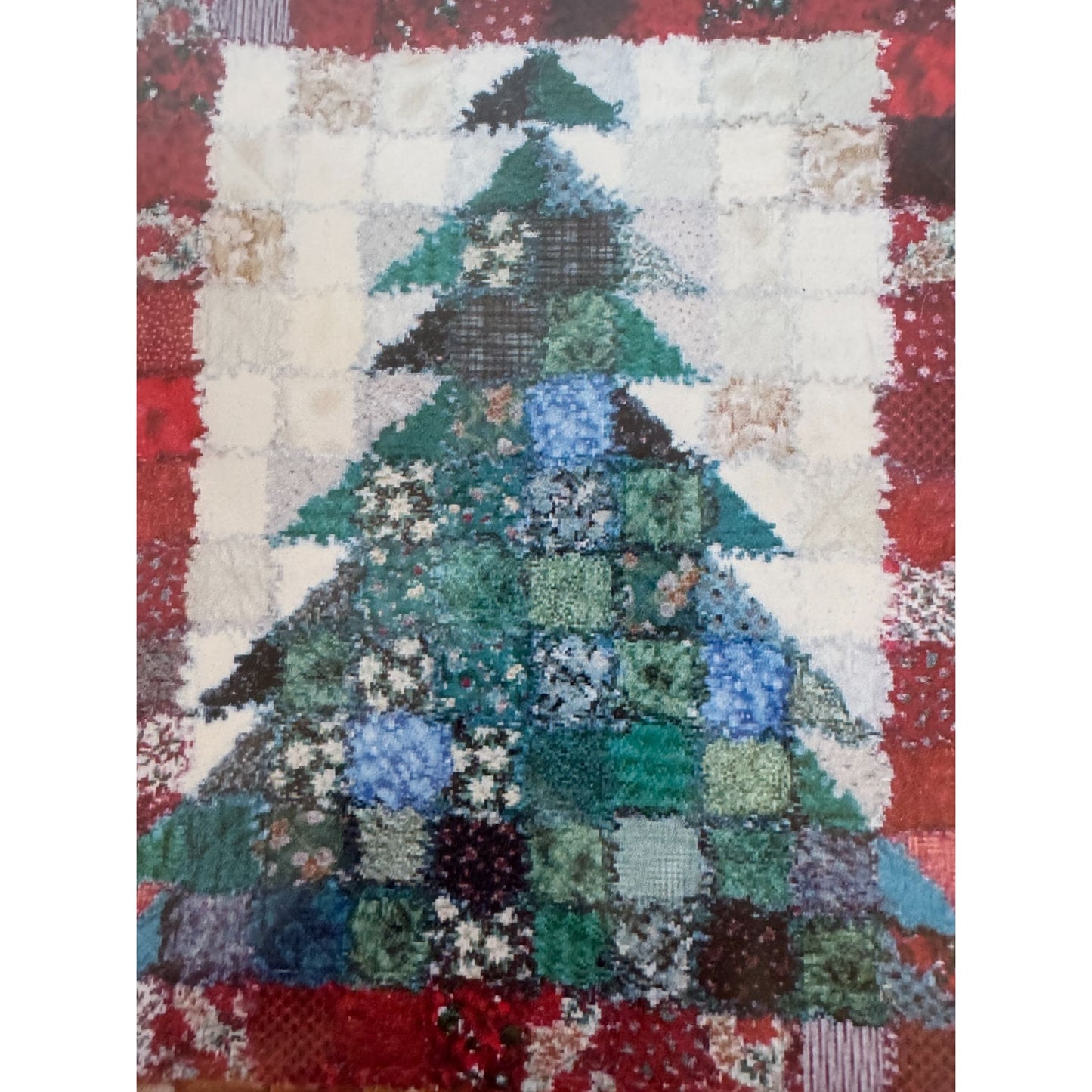Oh Christmas Tree Lap Quilt Pattern Karla Alexander 55 x71 inch Saginaw Block