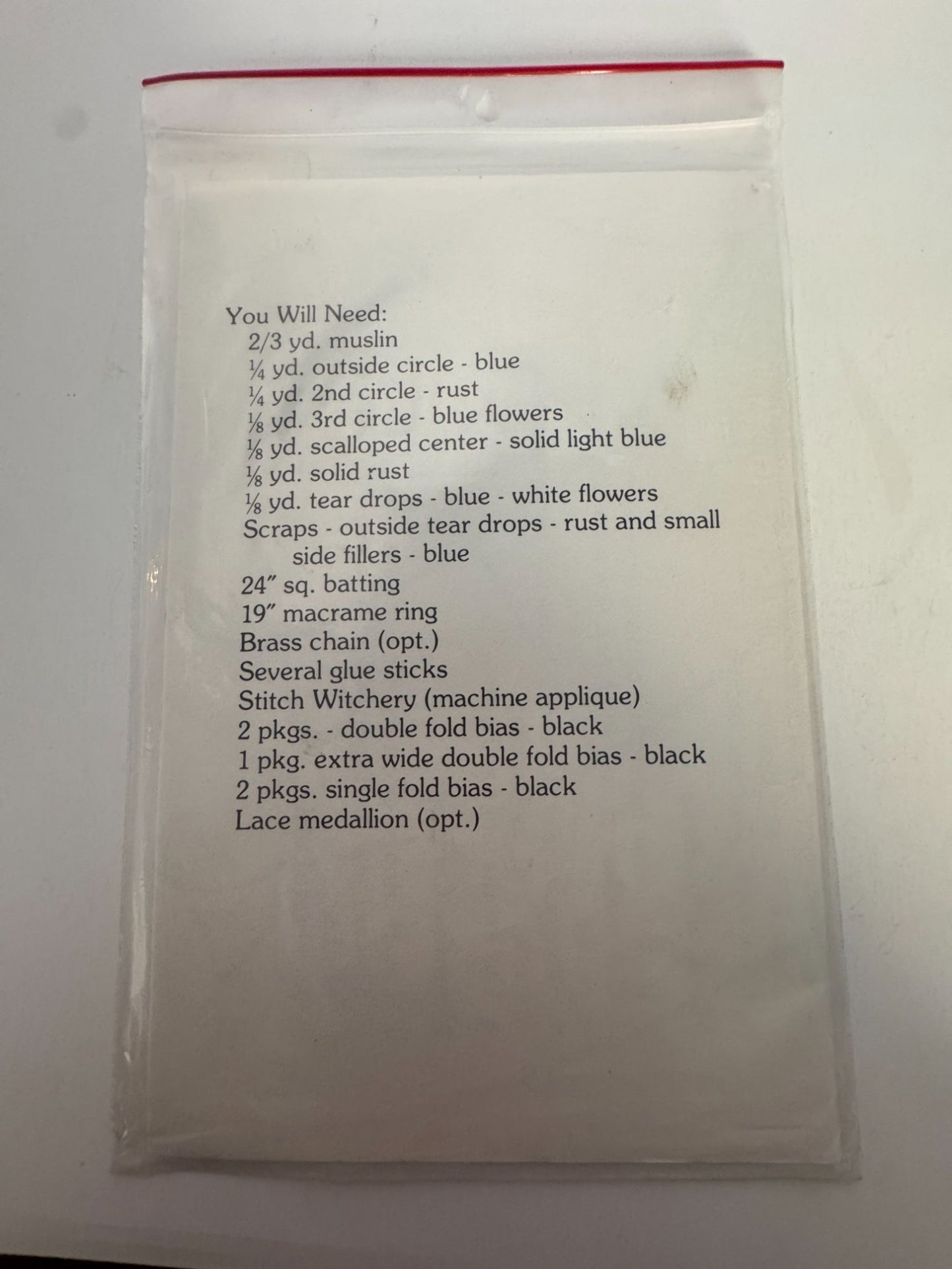 Garrison Goose Girl Creations Quilting Pattern Round Quilted Stained Glass 1980s