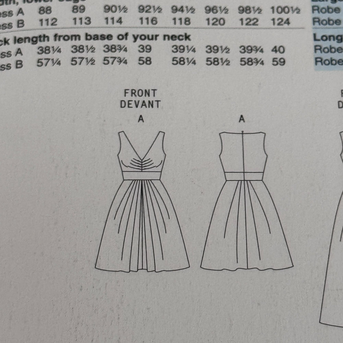 Butterick Sewing Pattern BP244 Suzi Chin Formal Evening Cocktail Dress 16-22 Easy Uncut Prom