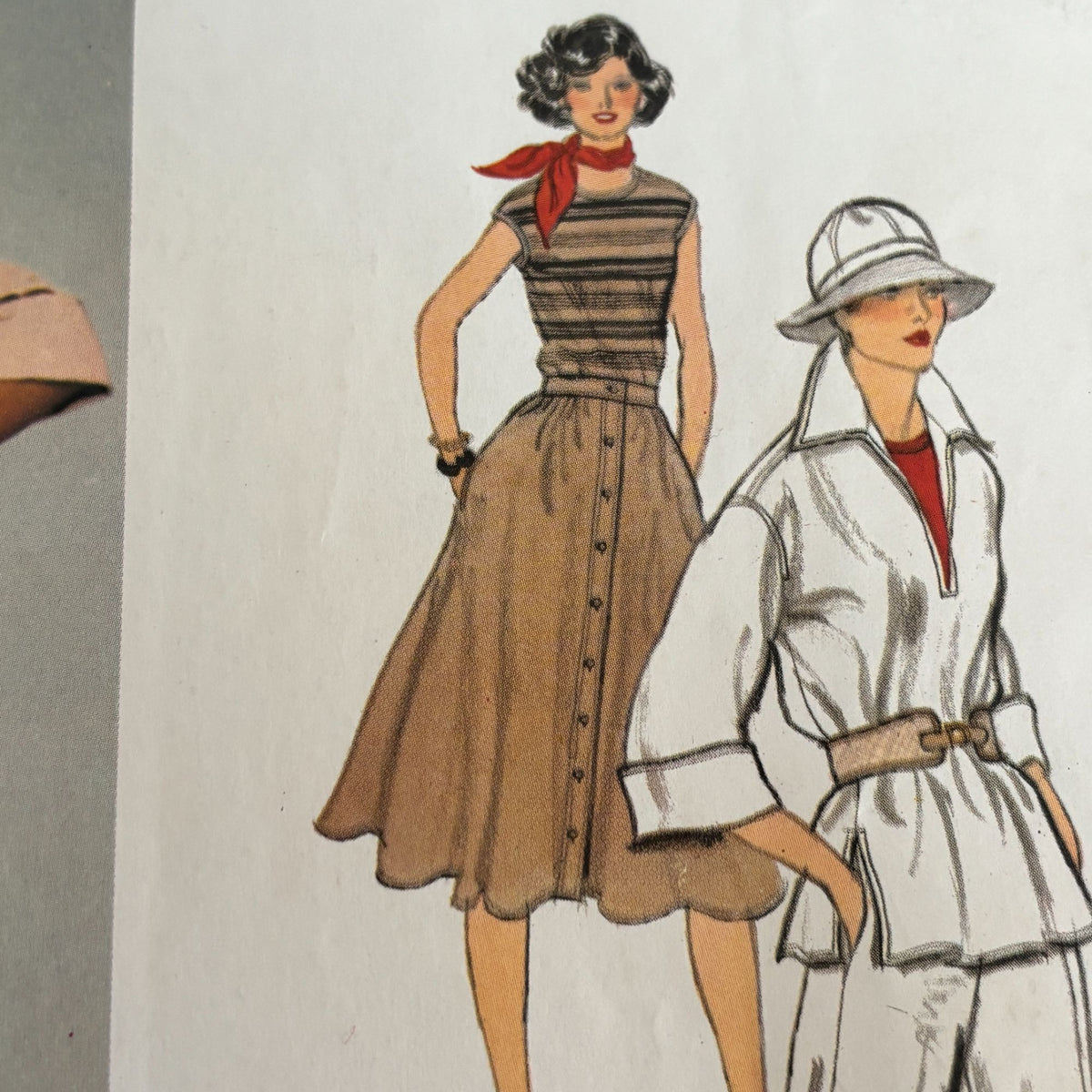 Vogue Sewing Pattern 1387 American Designer Anne Klein 1970s Top Pants Size 8 Uncut
