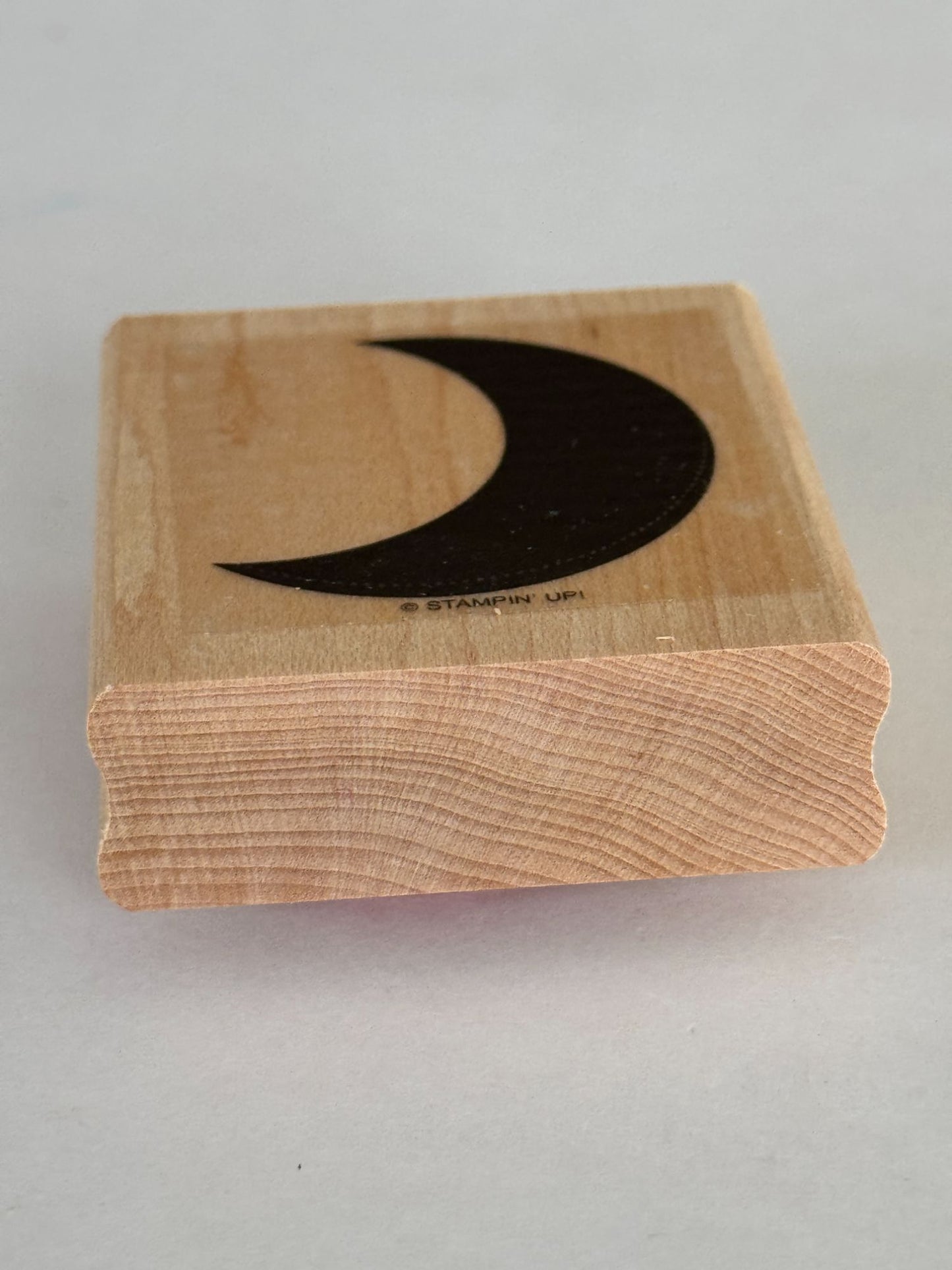 Stampin Up Rubber Stamp Crescent Moon Silhouette Night Sky Card Making Craft