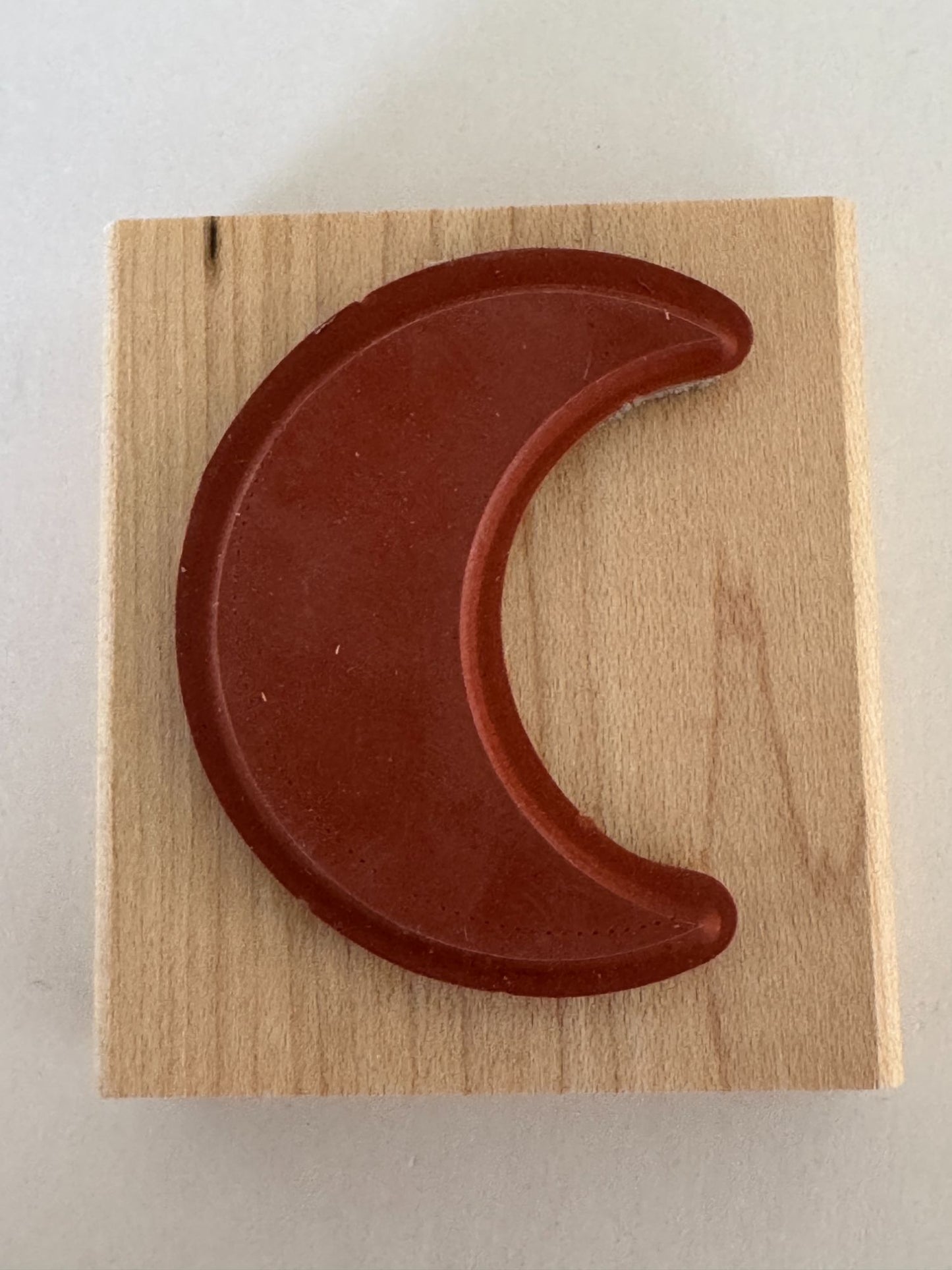 Stampin Up Rubber Stamp Crescent Moon Silhouette Night Sky Card Making Craft