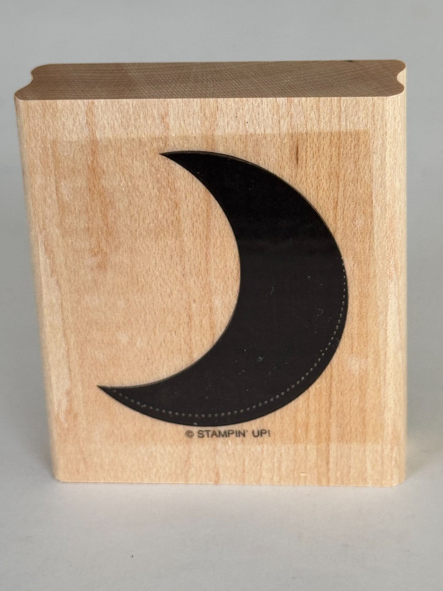 Stampin Up Rubber Stamp Crescent Moon Silhouette Night Sky Card Making Craft