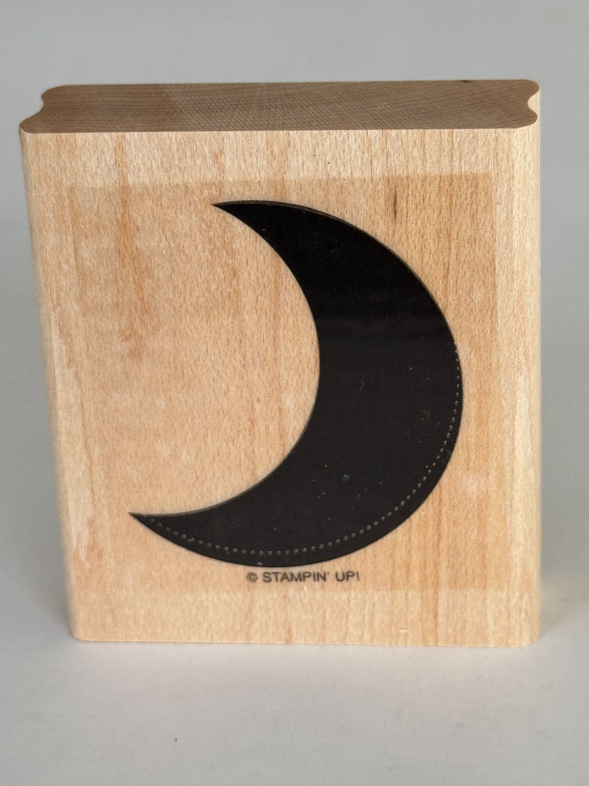 Stampin Up Rubber Stamp Crescent Moon Silhouette Night Sky Card Making Craft