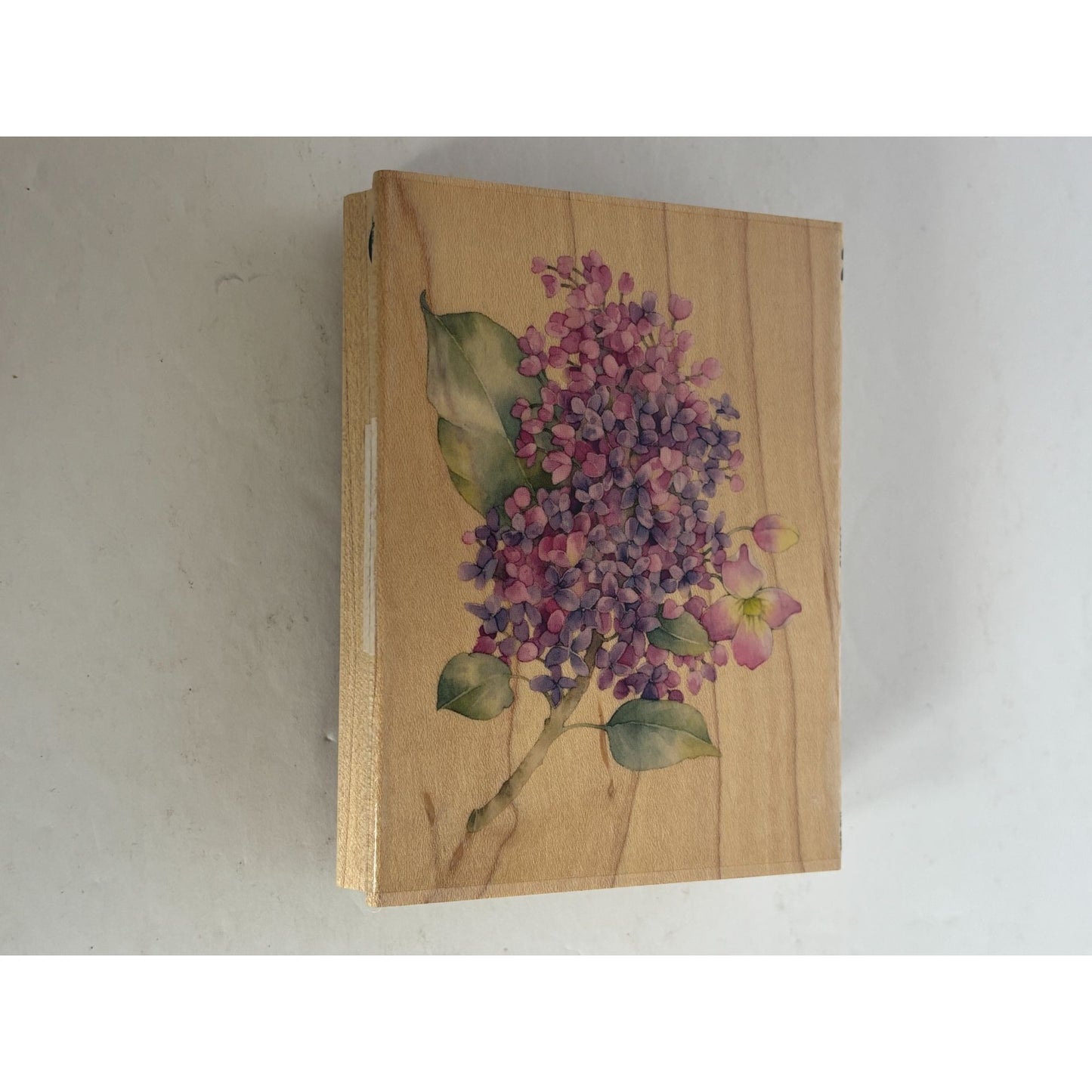 All Night Media Rubber Stamp Lilac Flower Friendship Card Making Feminine Garden
