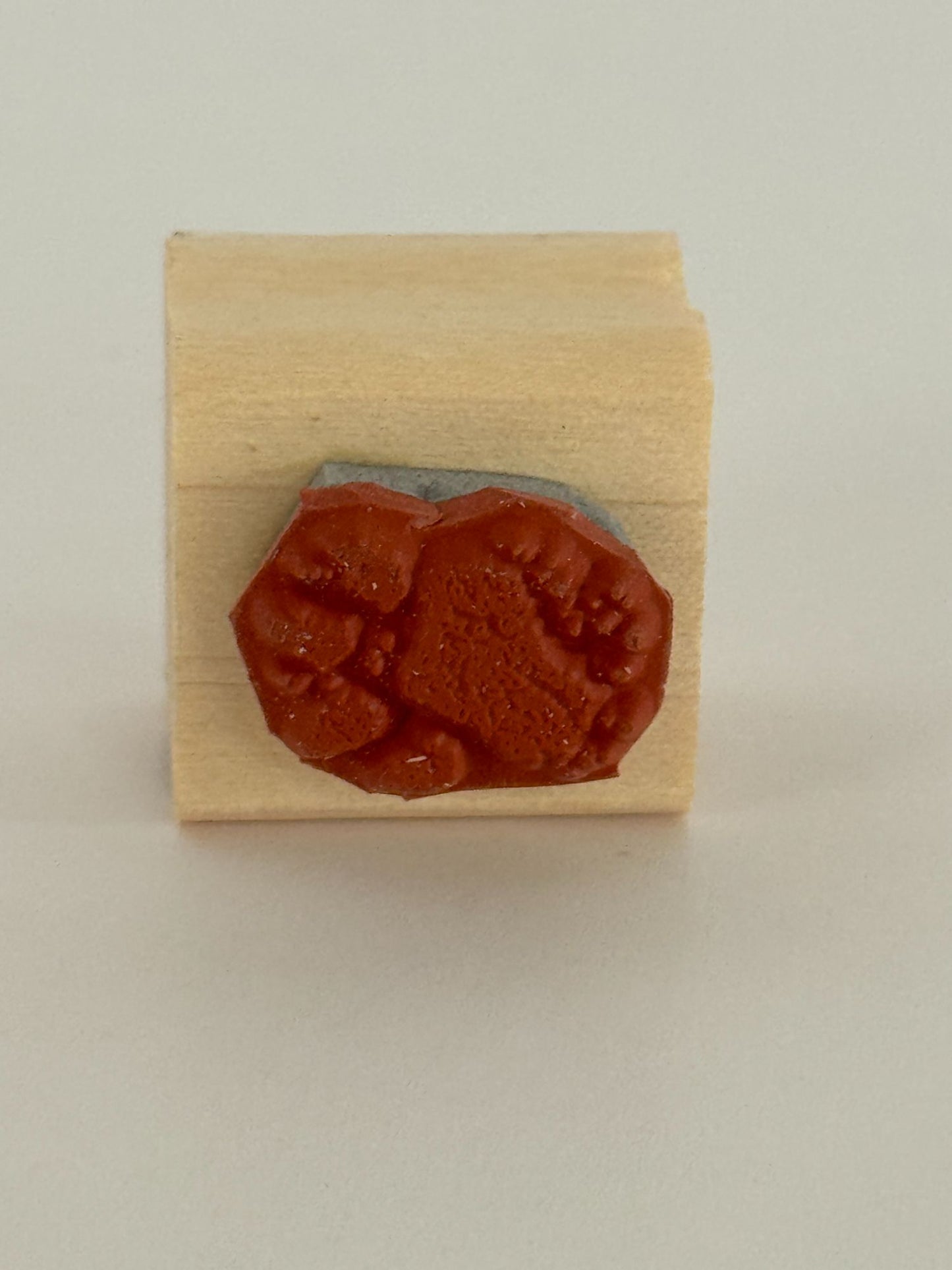 Stampin Up Wood Rubber Stamps Set Cattitude Cat Yarn Fish Bowl Paw Print Funny