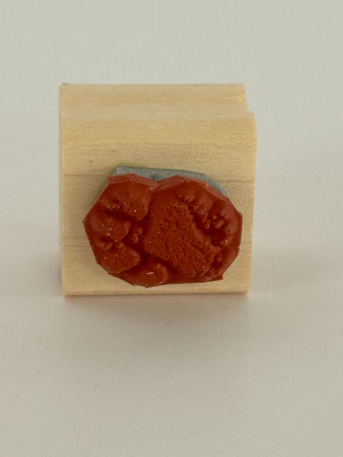 Stampin Up Wood Rubber Stamps Set Cattitude Cat Yarn Fish Bowl Paw Print Funny