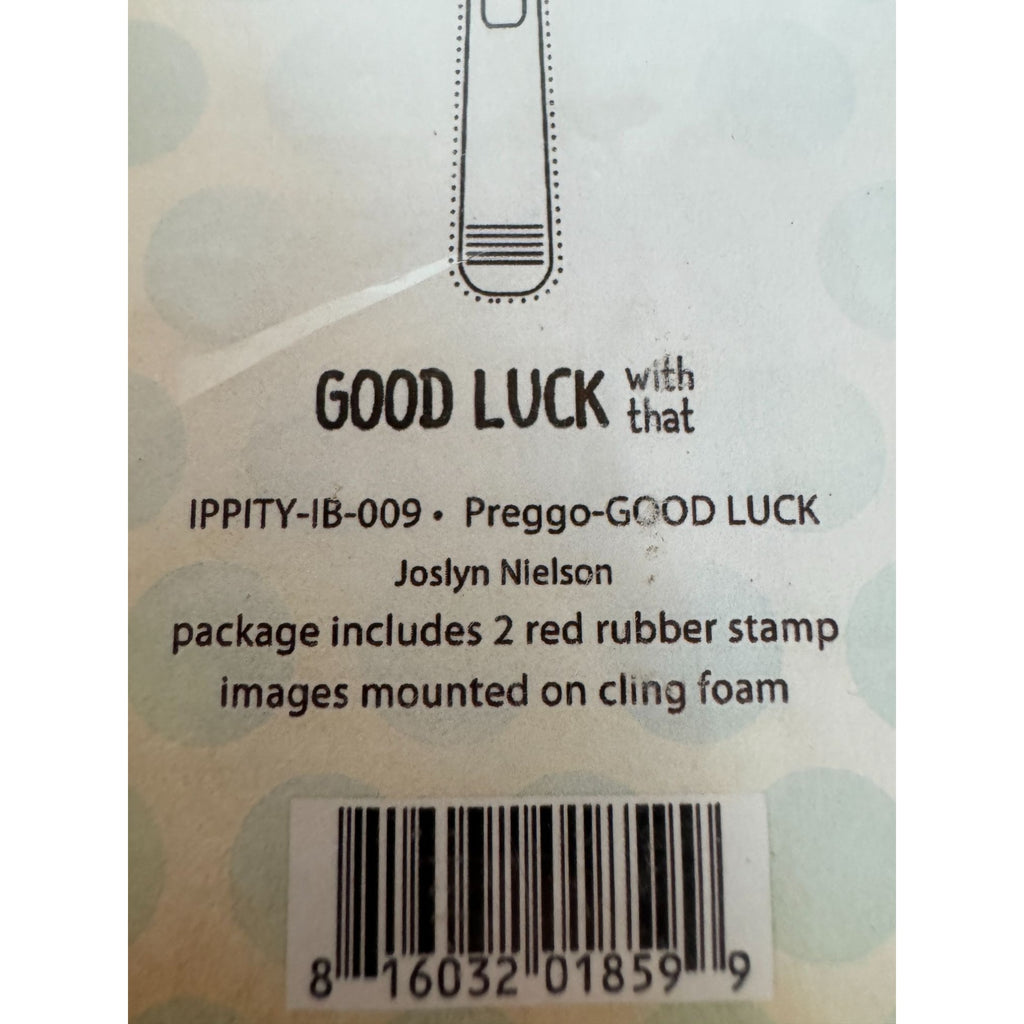 Unity Stamp Itty Bitty Rubber Stamps Good Luck With That Preggo Pregnancy Test