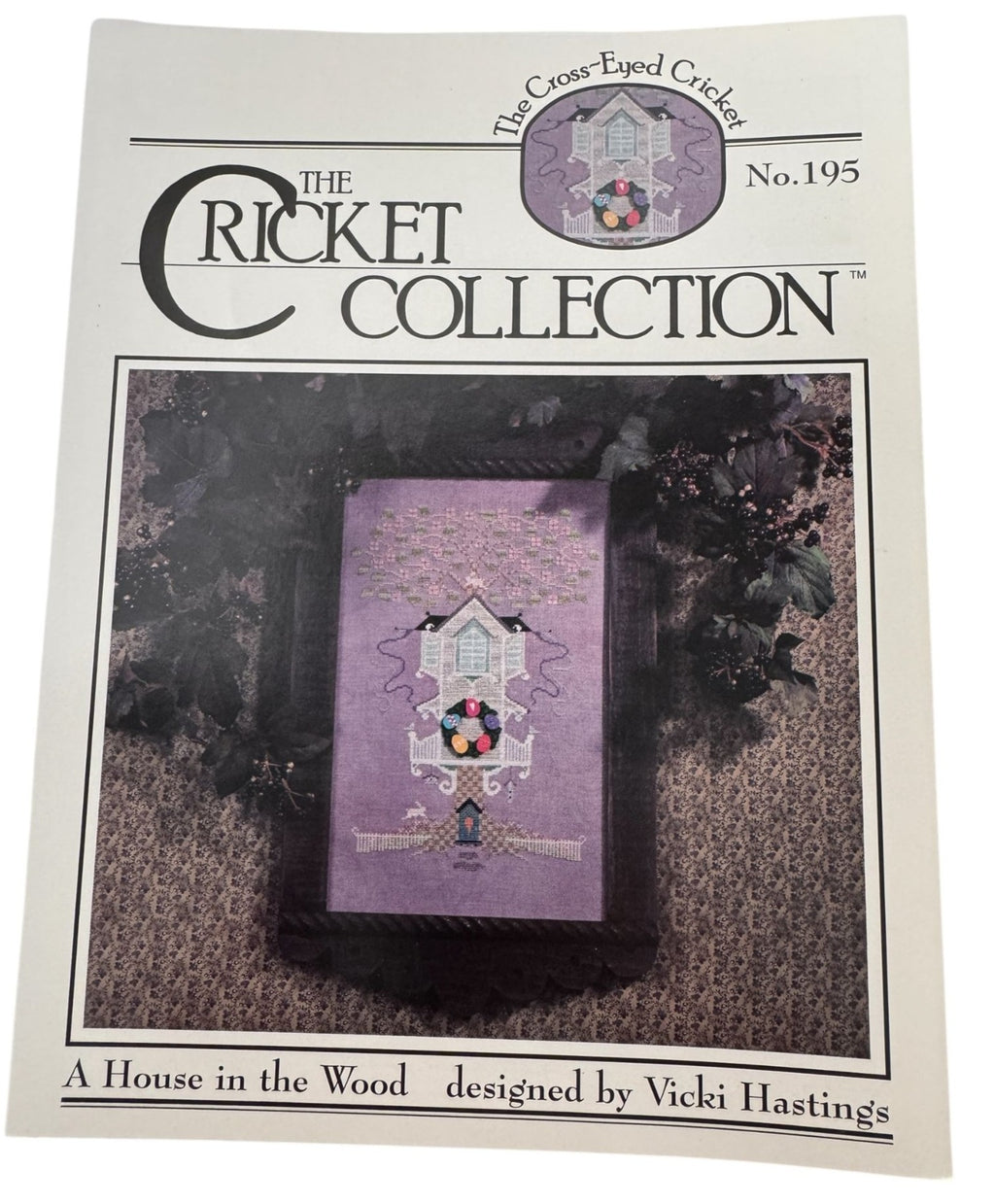 The Cross-Eyed Cricket Collection Cross Stitch Pattern A House In The Wood 195