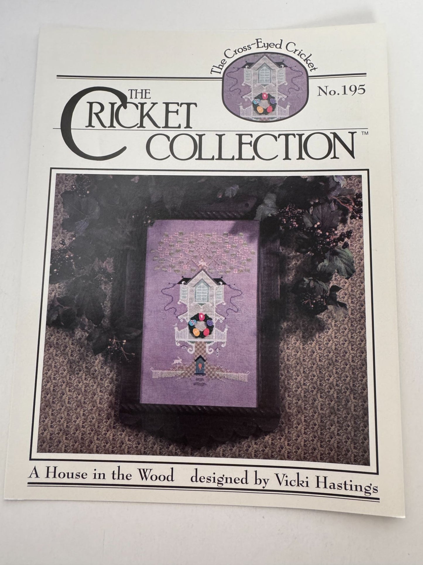 The Cross-Eyed Cricket Collection Cross Stitch Pattern A House In The Wood 195