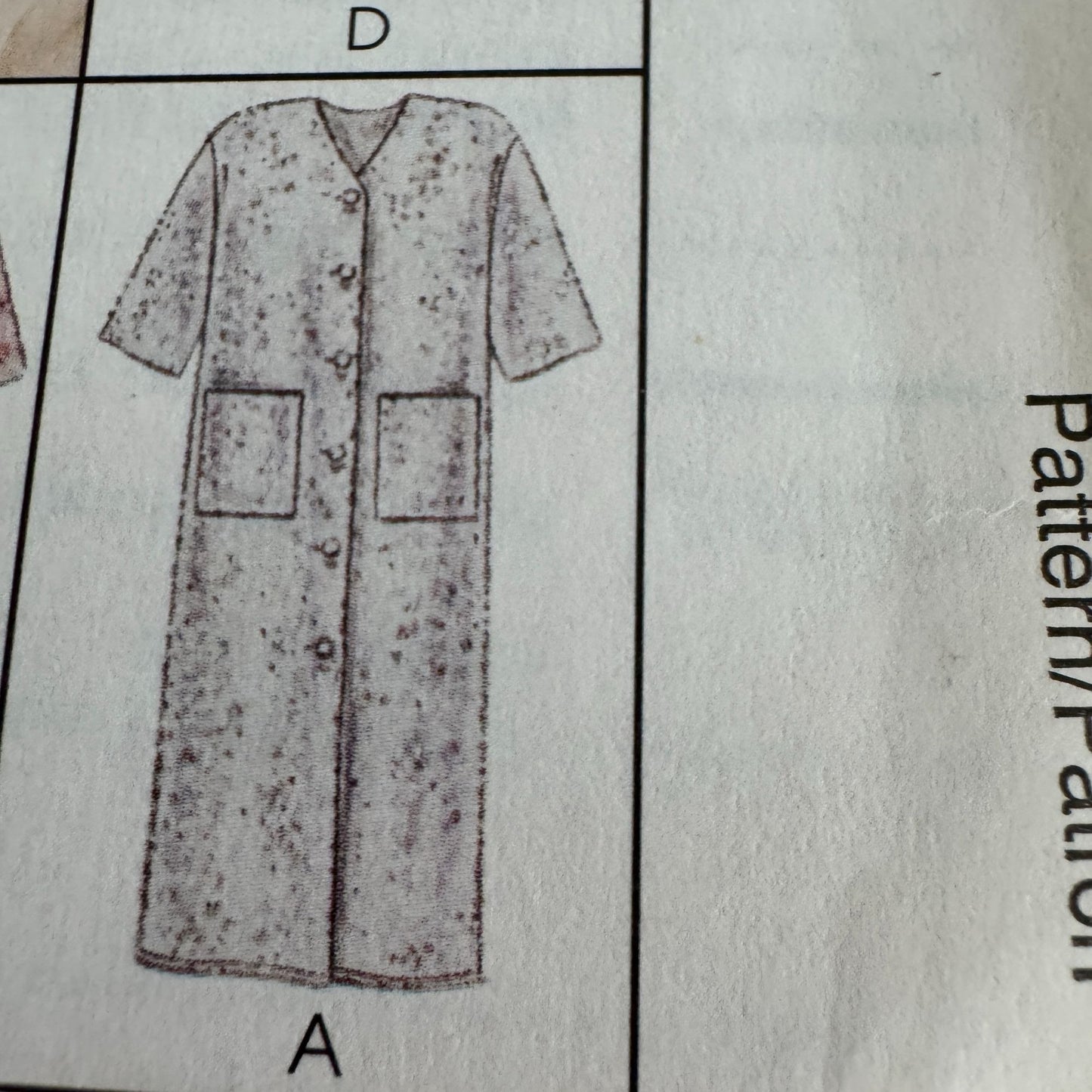 McCalls Sewing Pattern 8569 Misses Robe Easy Size Small 8-10 Uncut 8 Looks 1990s