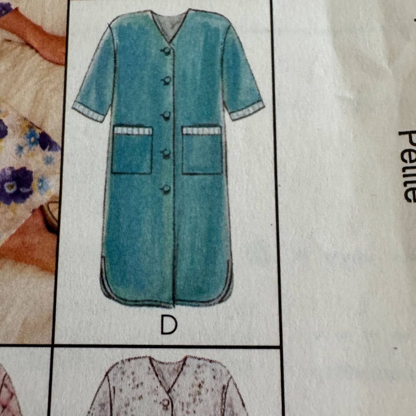 McCalls Sewing Pattern 8569 Misses Robe Easy Size Small 8-10 Uncut 8 Looks 1990s