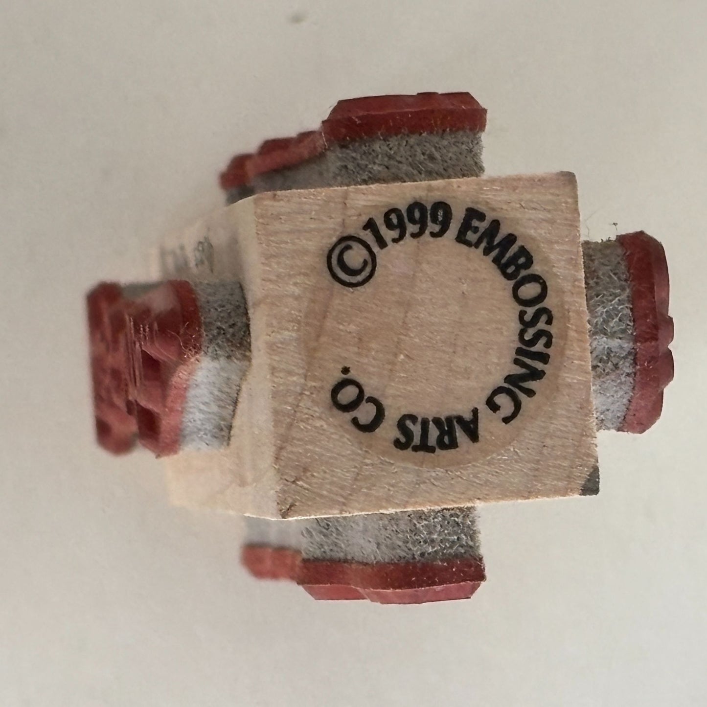 Embossing Arts Rubber Stamp Multi-Sided Sentiments Thinking of You Guess Who Cardmaking Words Friendship